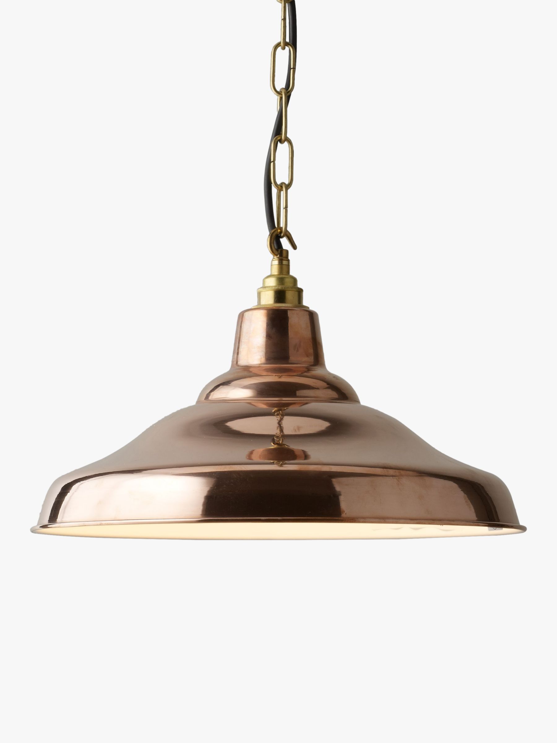 Factory Ceiling Light, Copper