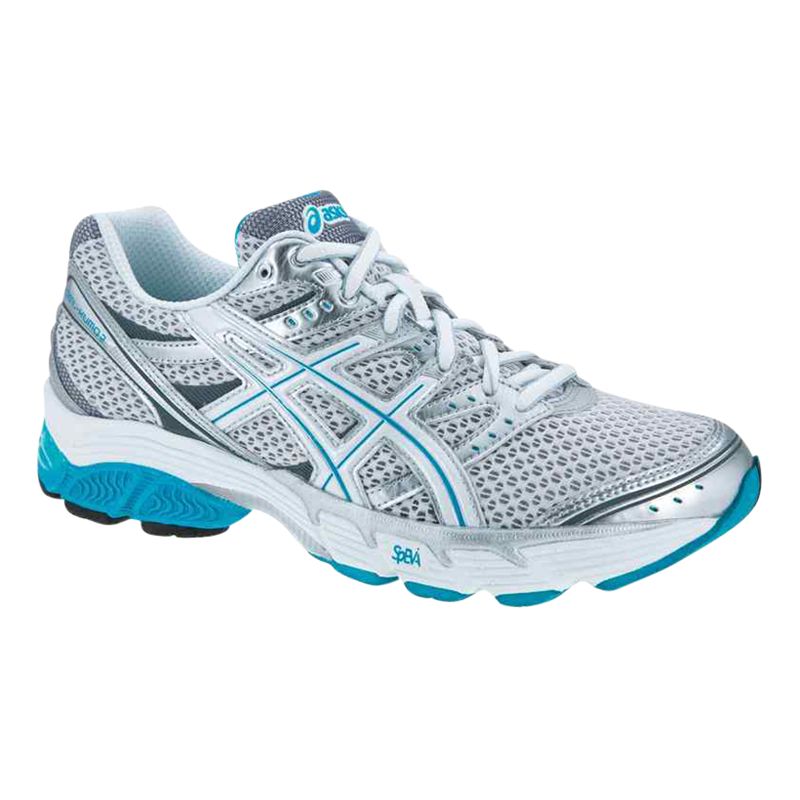 Asics Gel-Kumo 2 Women's Cushioned Running Shoes, White/Blue