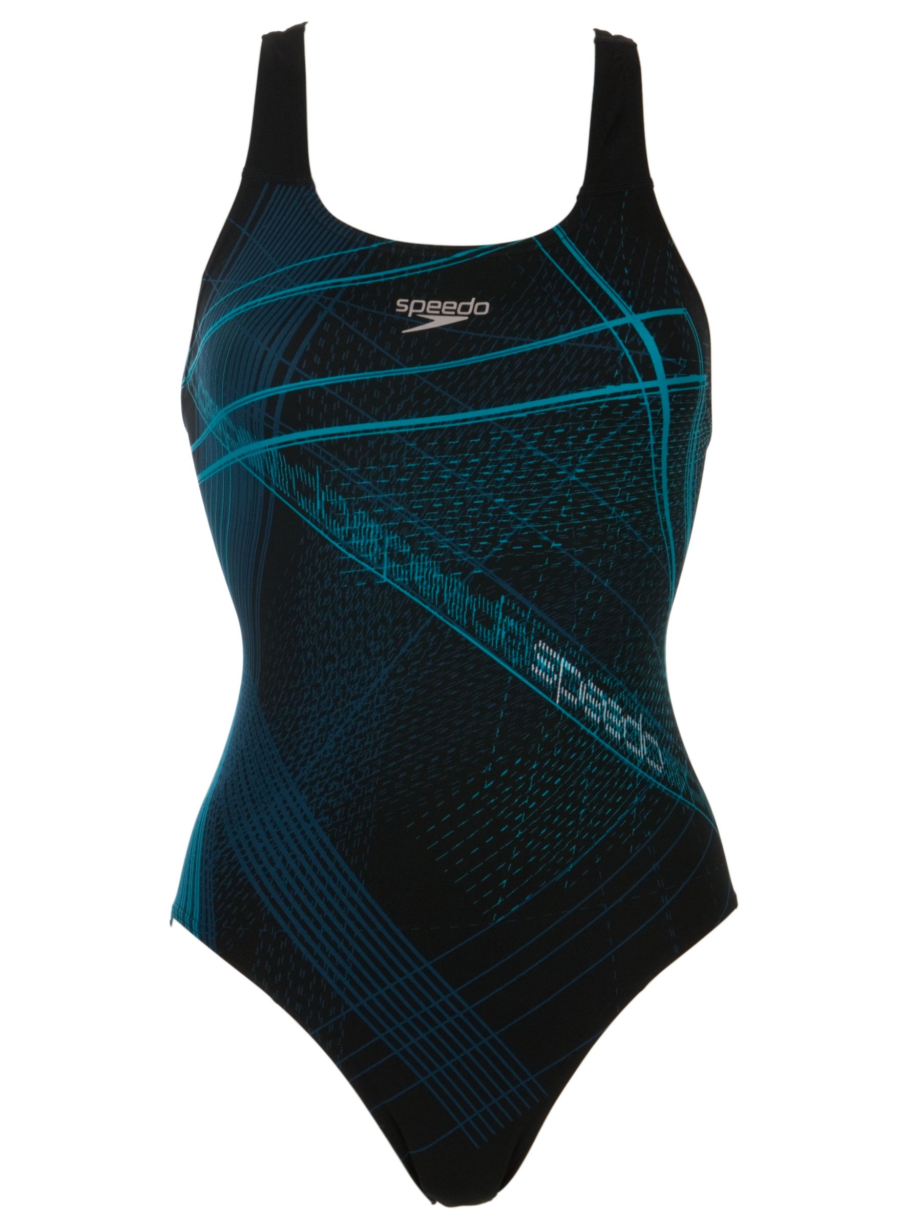 Speedo AquaSprint Placement Powerback Swimsuit,