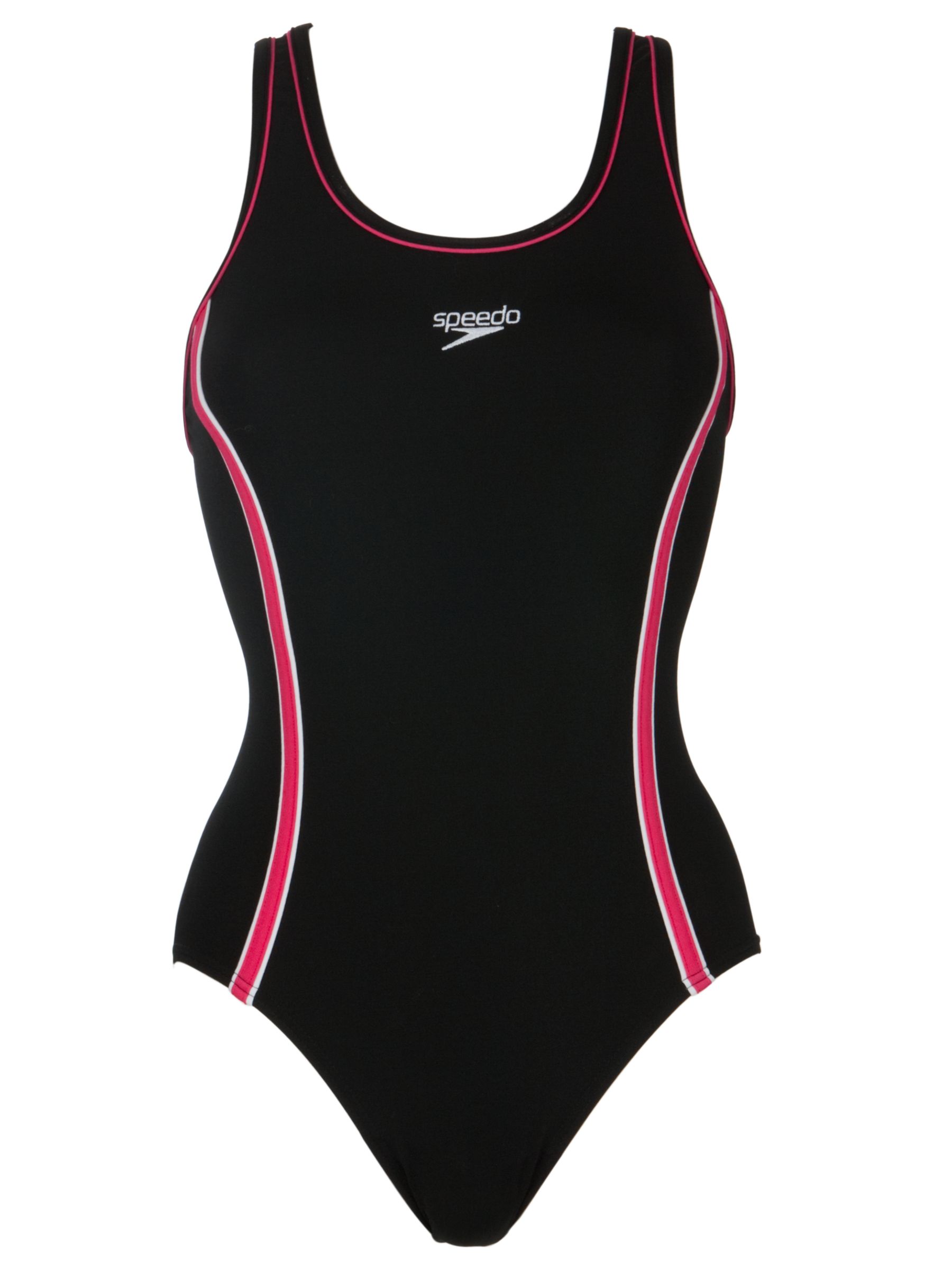 Speedo Endurance  Pulseback Swimsuit, Black/Pop