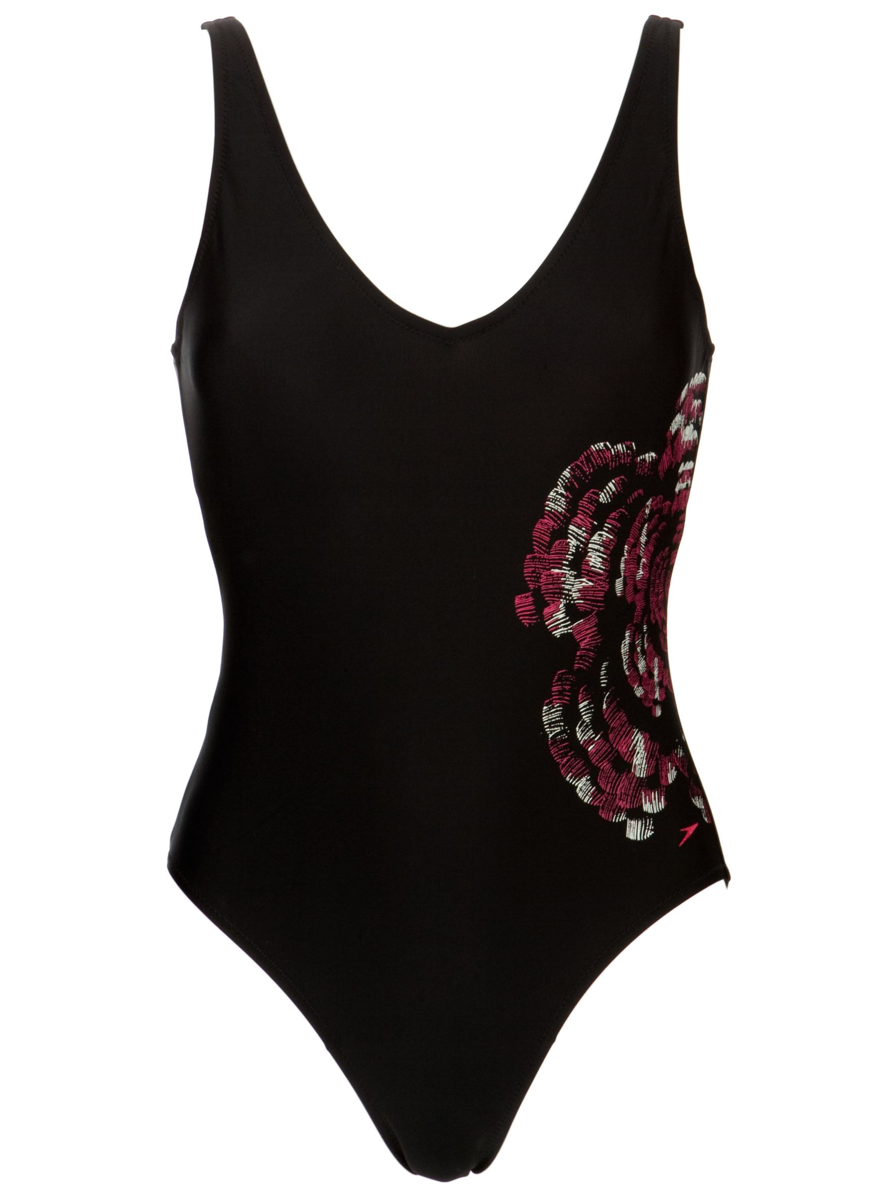 Speedo Jali 1 Piece Swimsuit, Black/Vee/Chalk