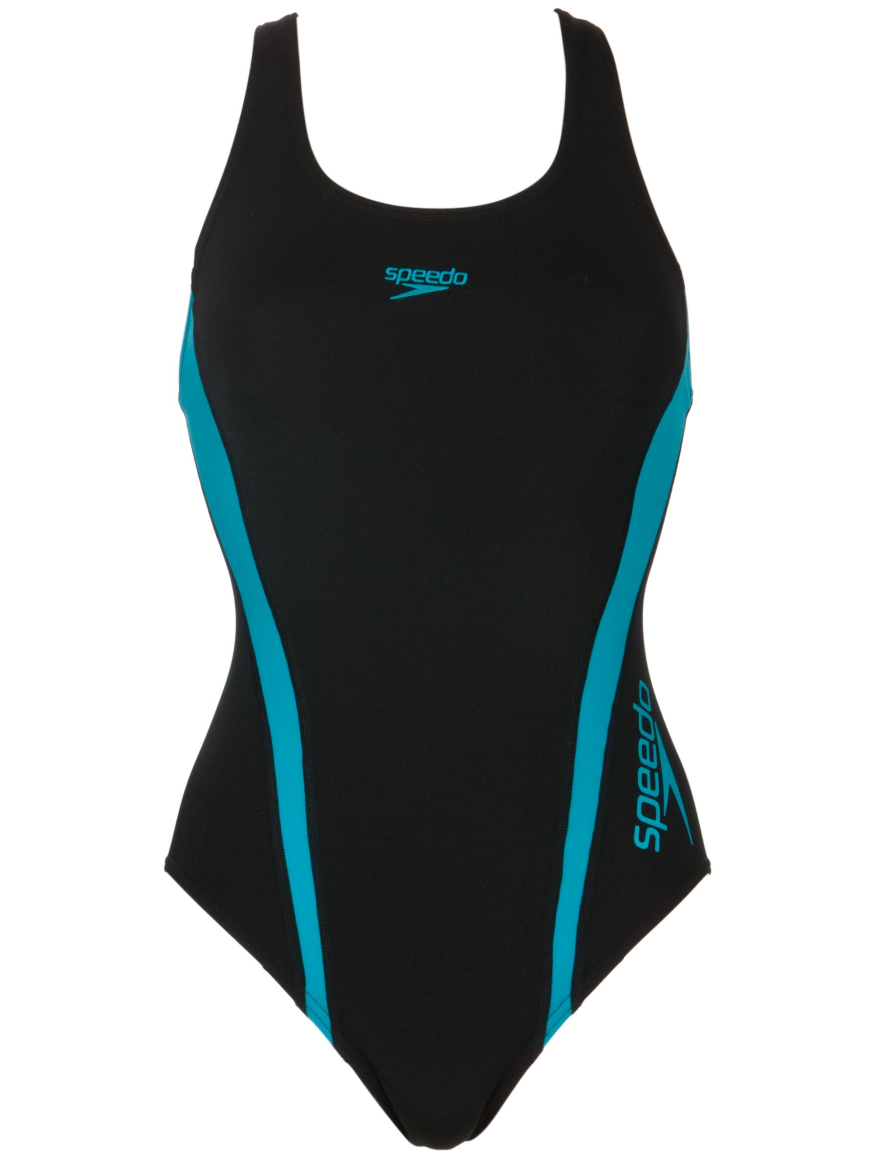 Speedo Sleek Splice Powerback Swimsuit,