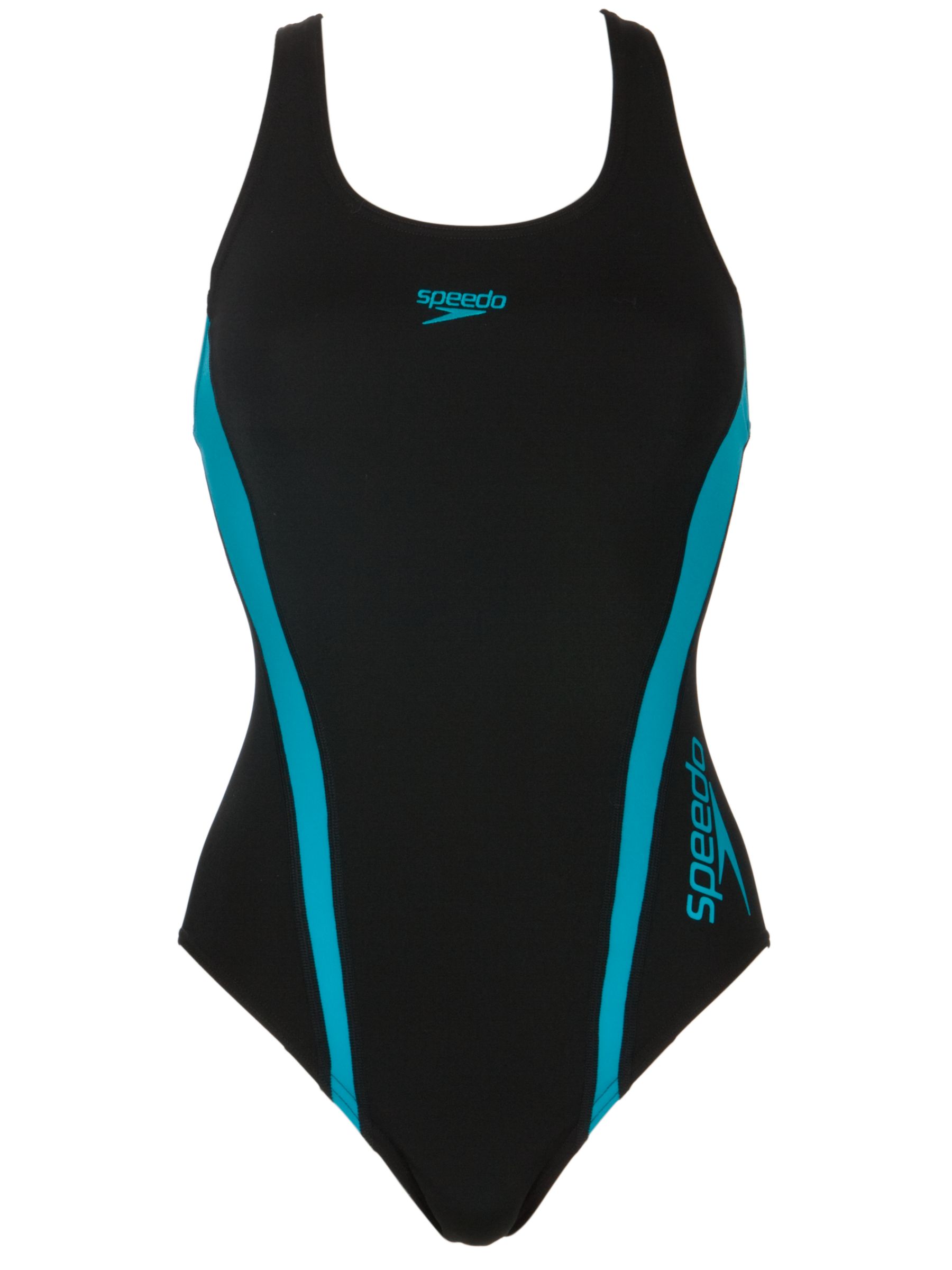 Sleek Splice Powerback Swimsuit,