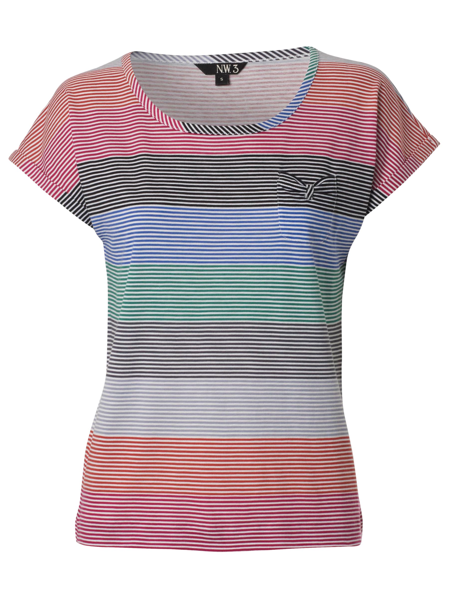 Ticking Stripe T-Shirt, Chalk