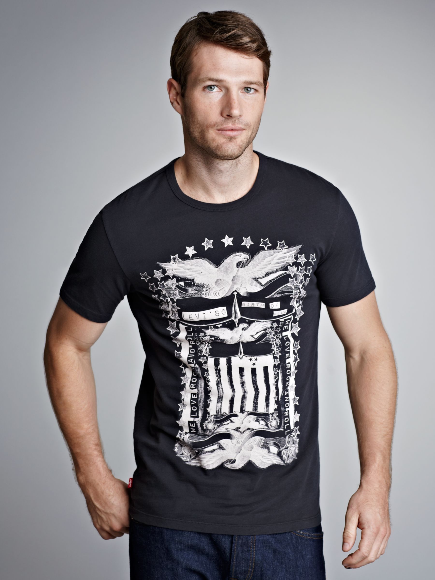 Eagle Rock Print T-Shirt, Coal