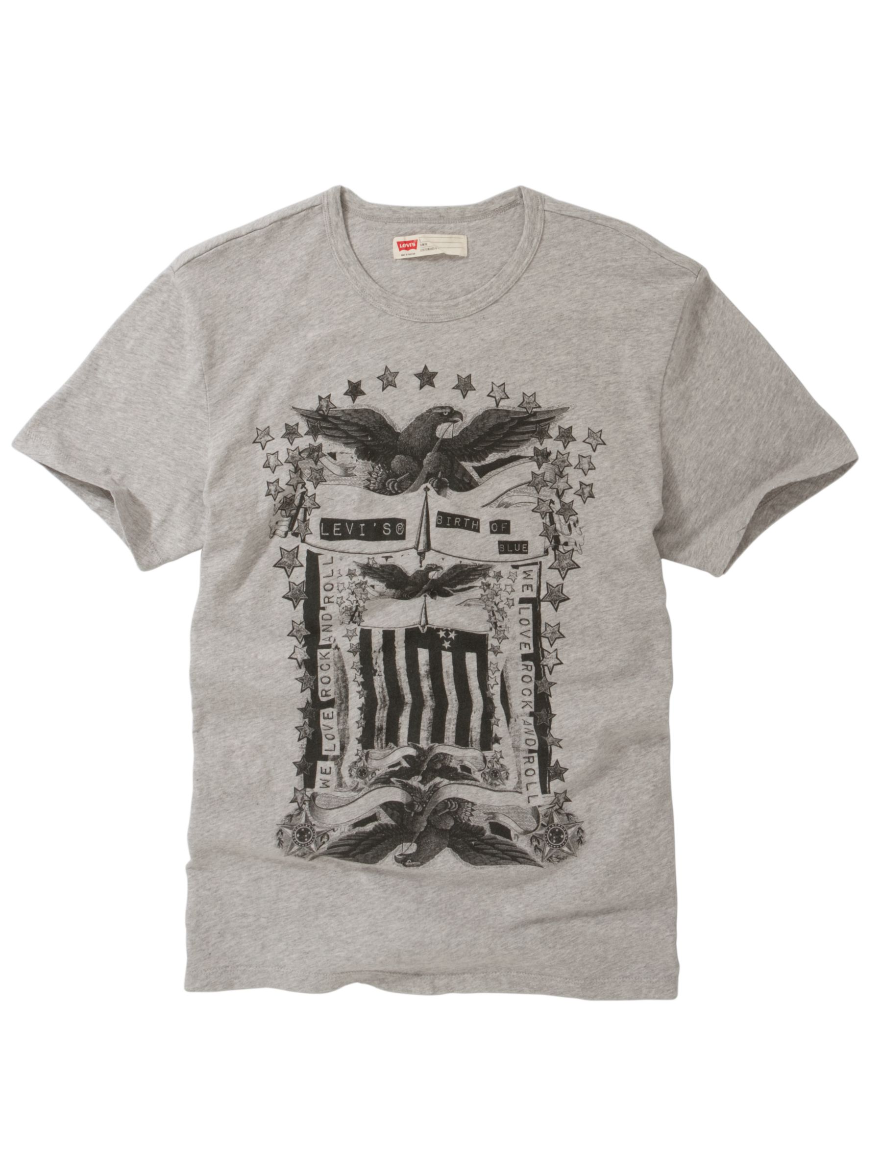Eagle Rock Print T-Shirt, Mid Marl