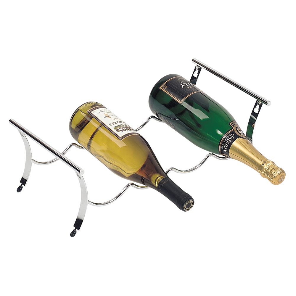 Winestak 4 Bottle Wine Rack, Chrome