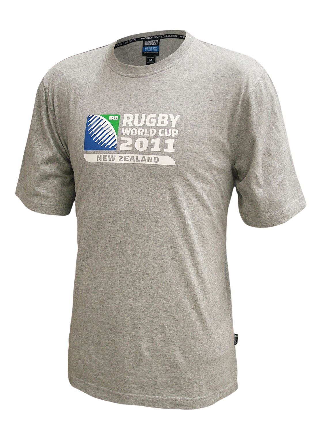 Rugby World Cup 2011 Event Logo T-Shirt, Grey marl