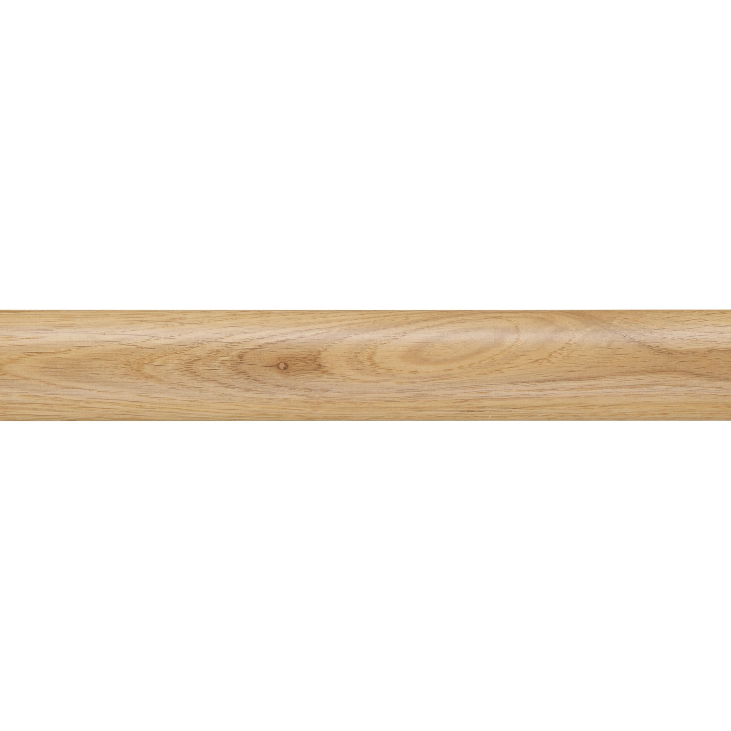 Solid Oak Curtain Poles, Dia.35mm