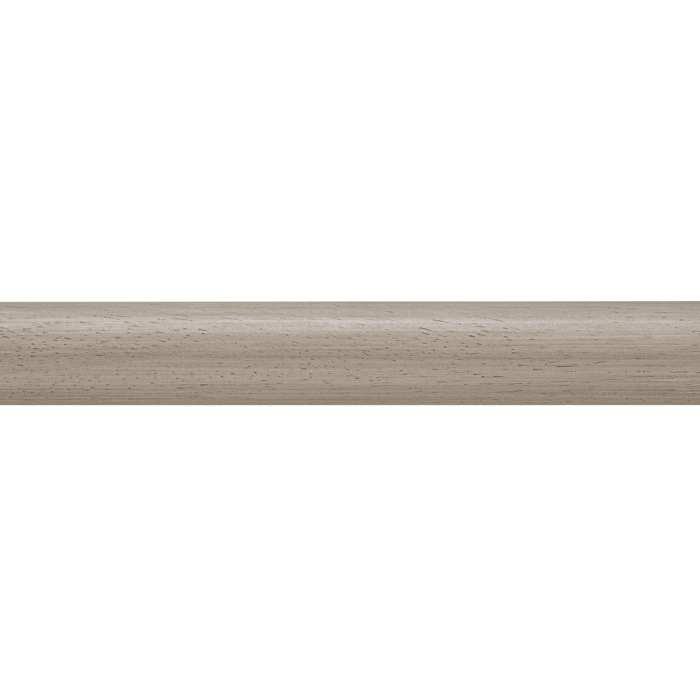 John Lewis Coast White Wood Curtain Poles,