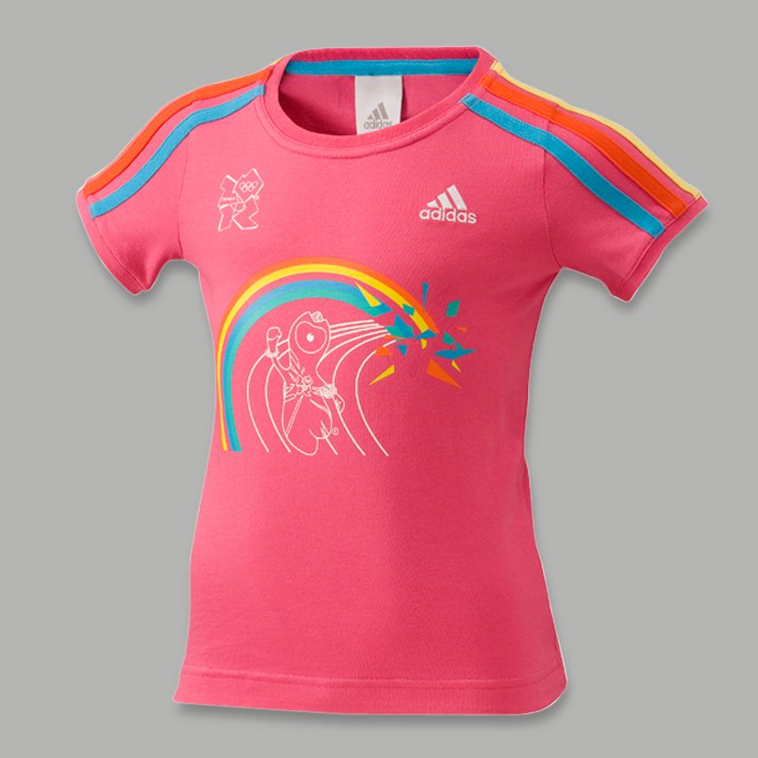 Adidas London 2012 Wenlock LG T-Shirt, Pink