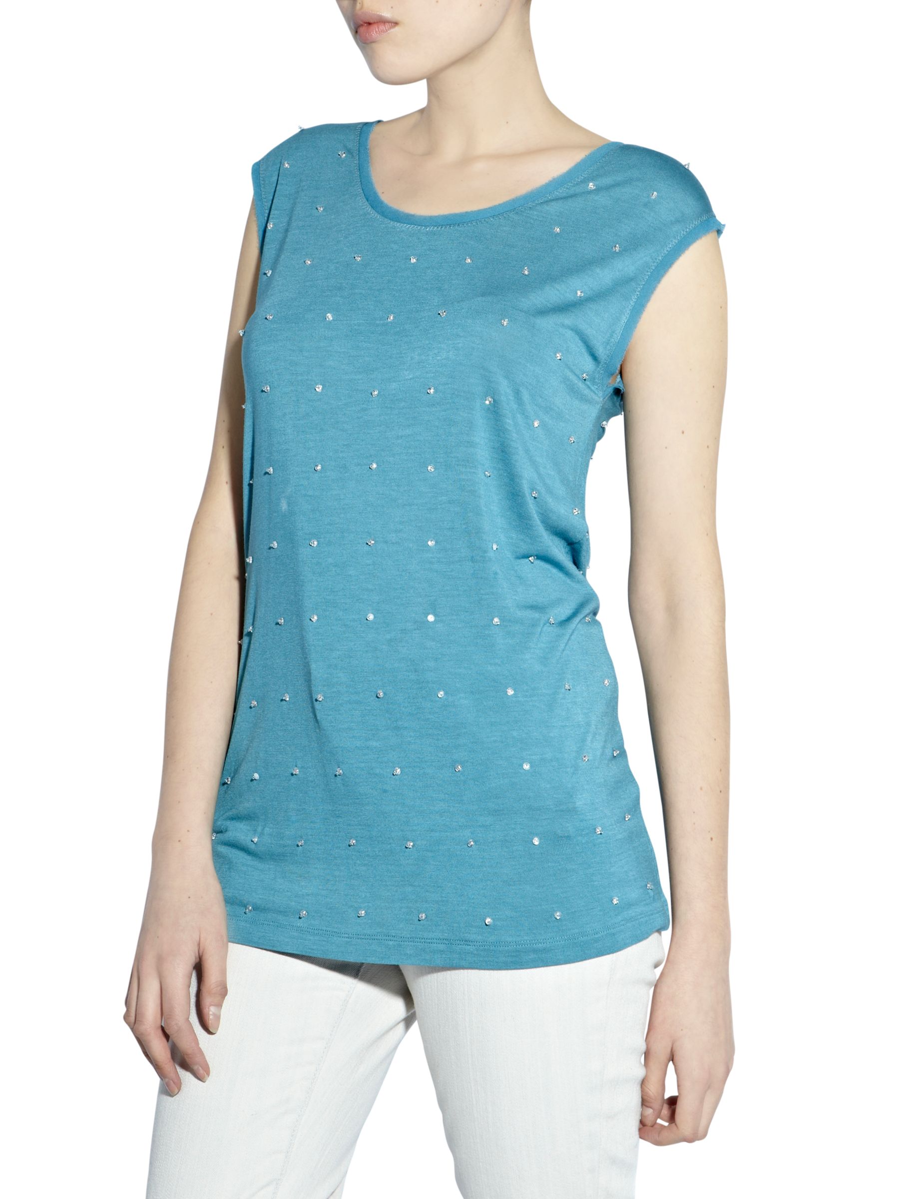 All Over Gem T-Shirt, Turquoise