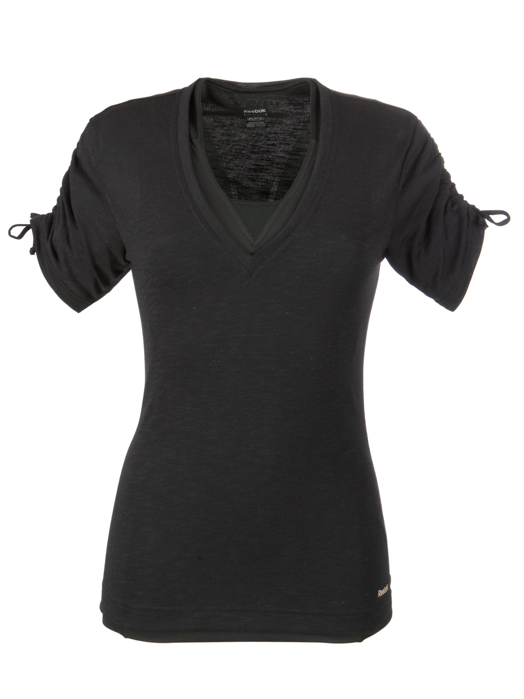Reebok Easytone Double Layer T-Shirt, Black