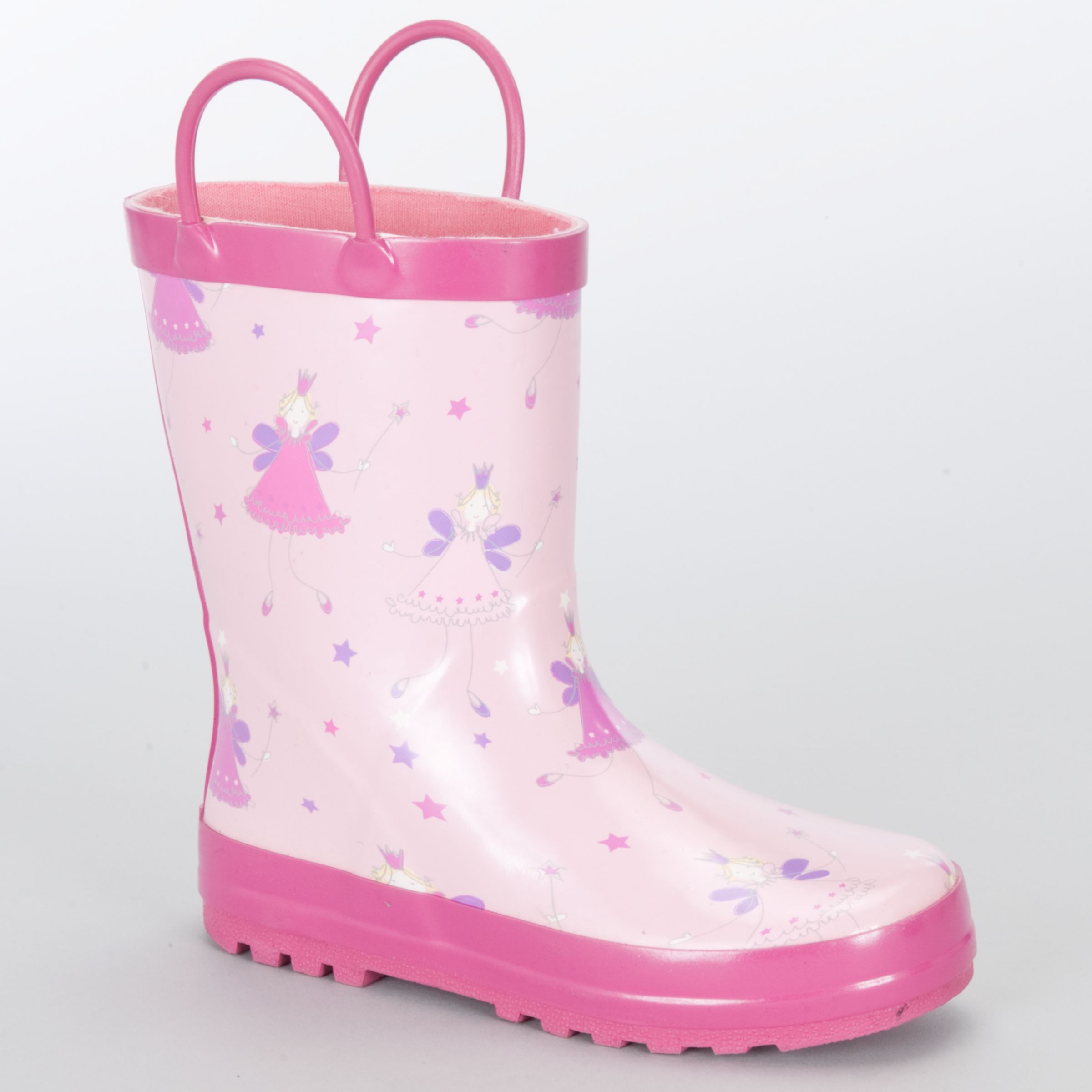 John Lewis Girl Fairy Wellingtons, Pink