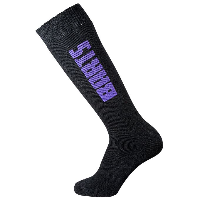 Barts Basic Ski Socks, Pack of 2, Black/Pink