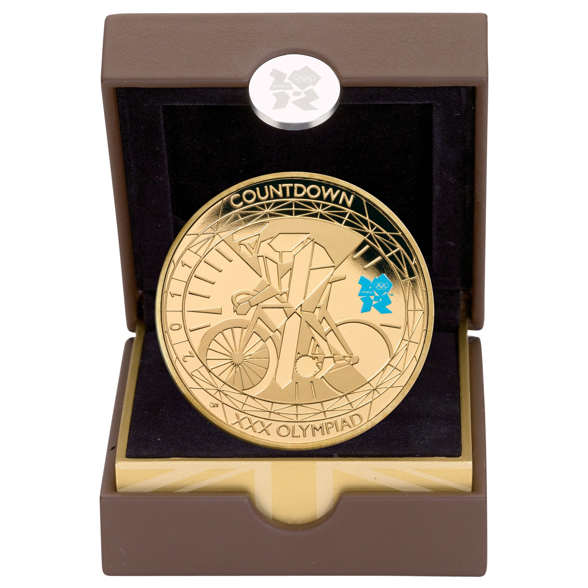 Royal Mint London 2012 Olympic Games Gold Countdown &pound;5 Coin 2011 at John Lewis