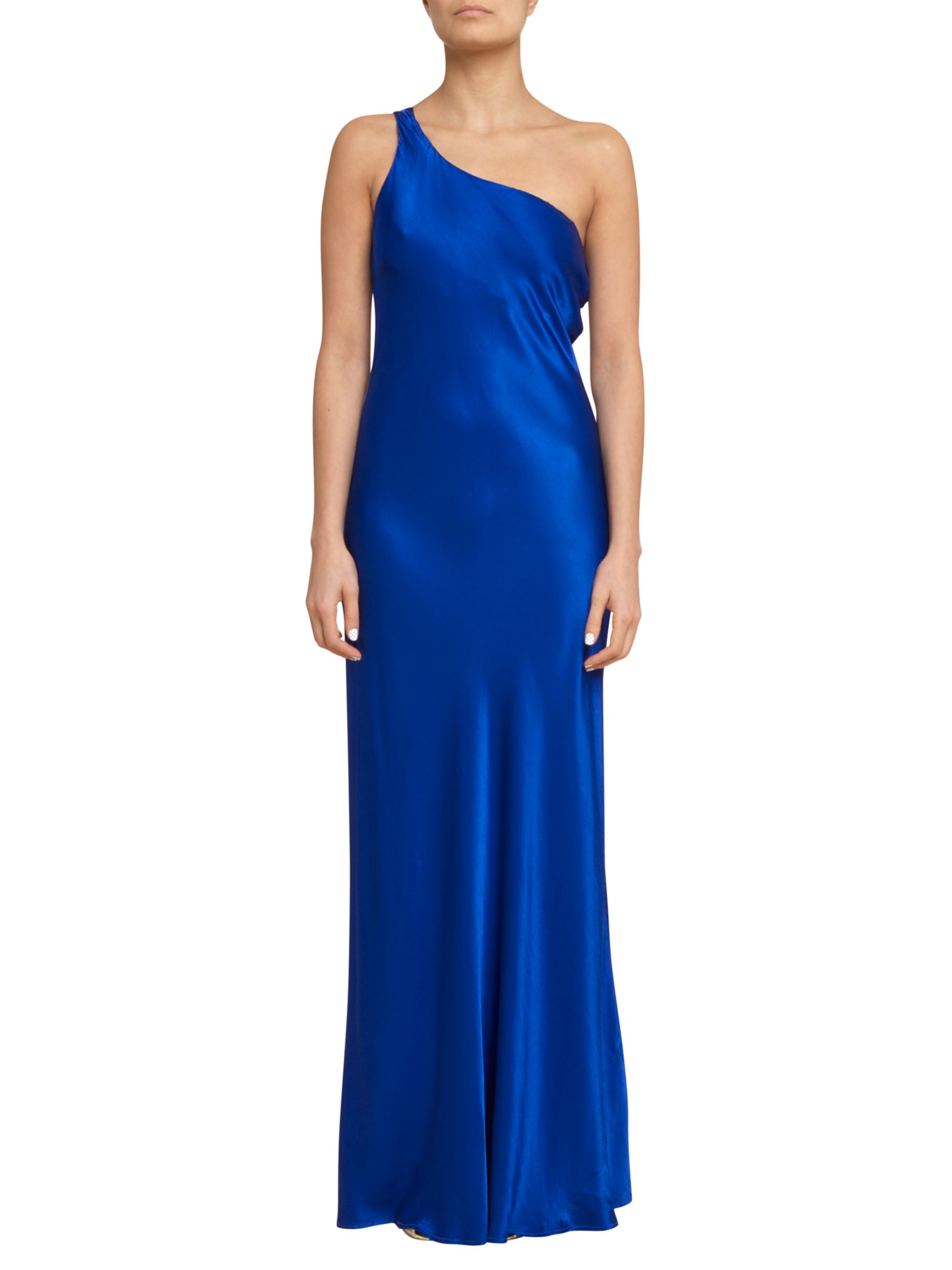  Size Travel Clothes on Buy Ghost One Shoulder Maxi Dress  Electric Blue Online At Johnlewis