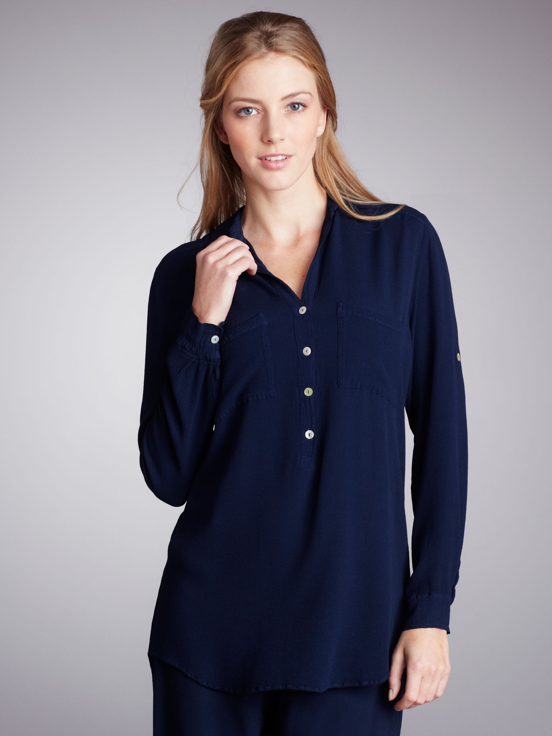 Ghost Spirit Debbie Blouse, Navy