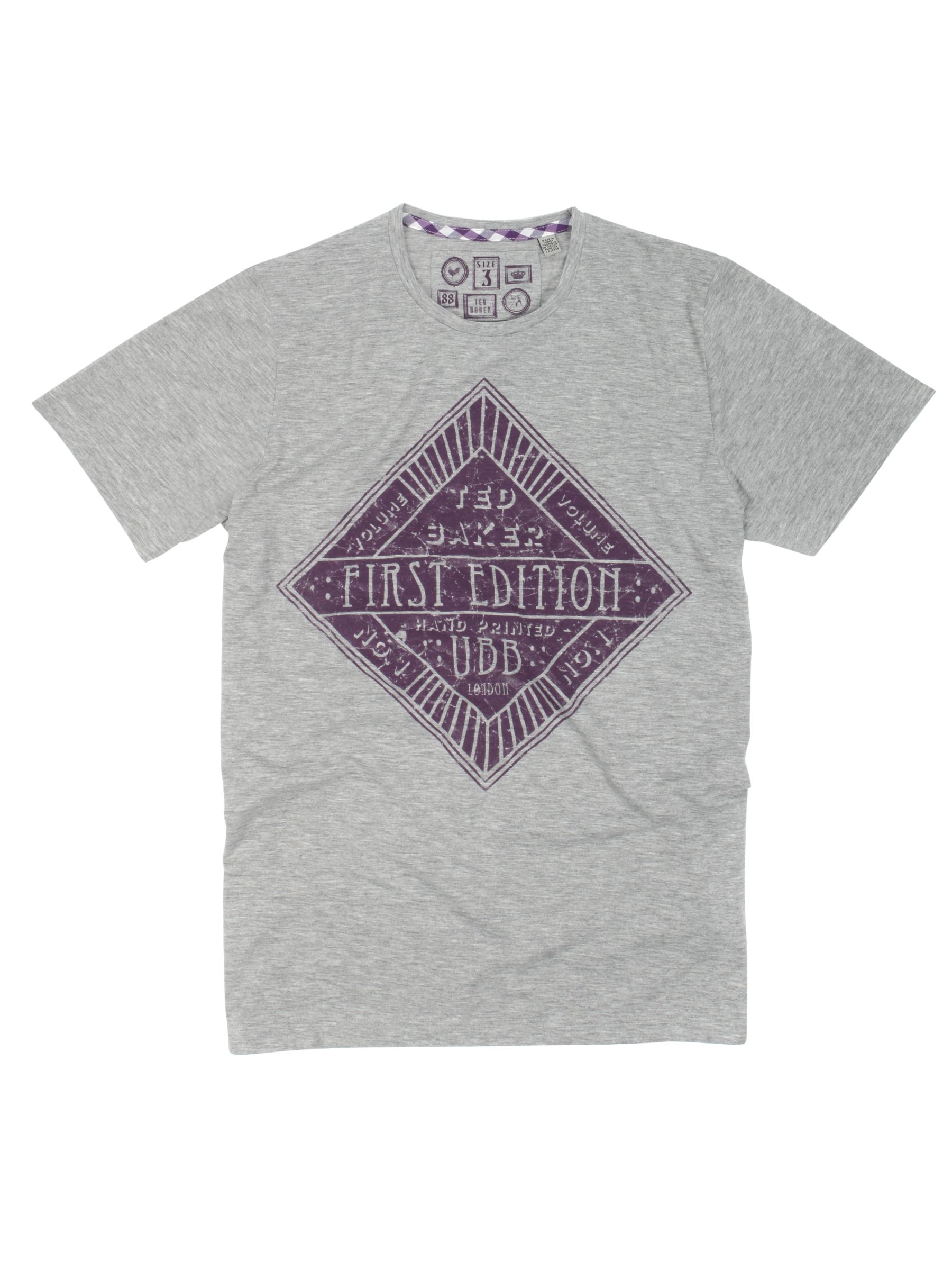 Nowash Graphic T-Shirt, Grey marl