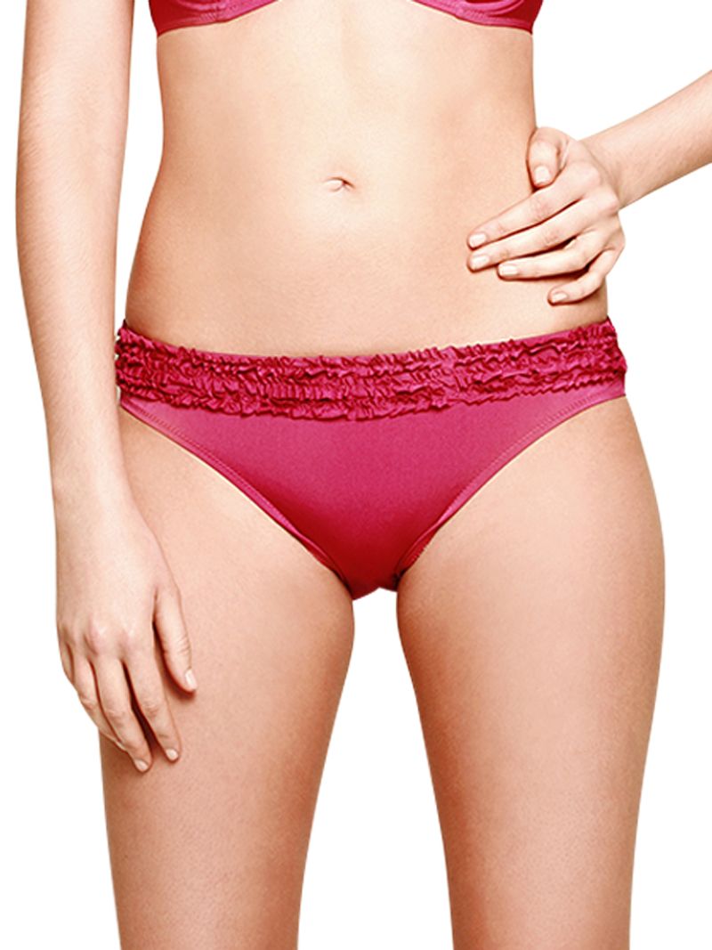 Miss Mandalay Ruffle Frill Bikini Briefs Pink
