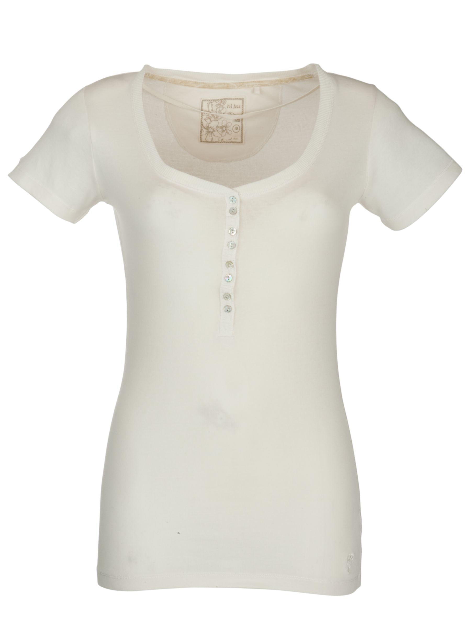 Twiss Henley T-Shirt, White