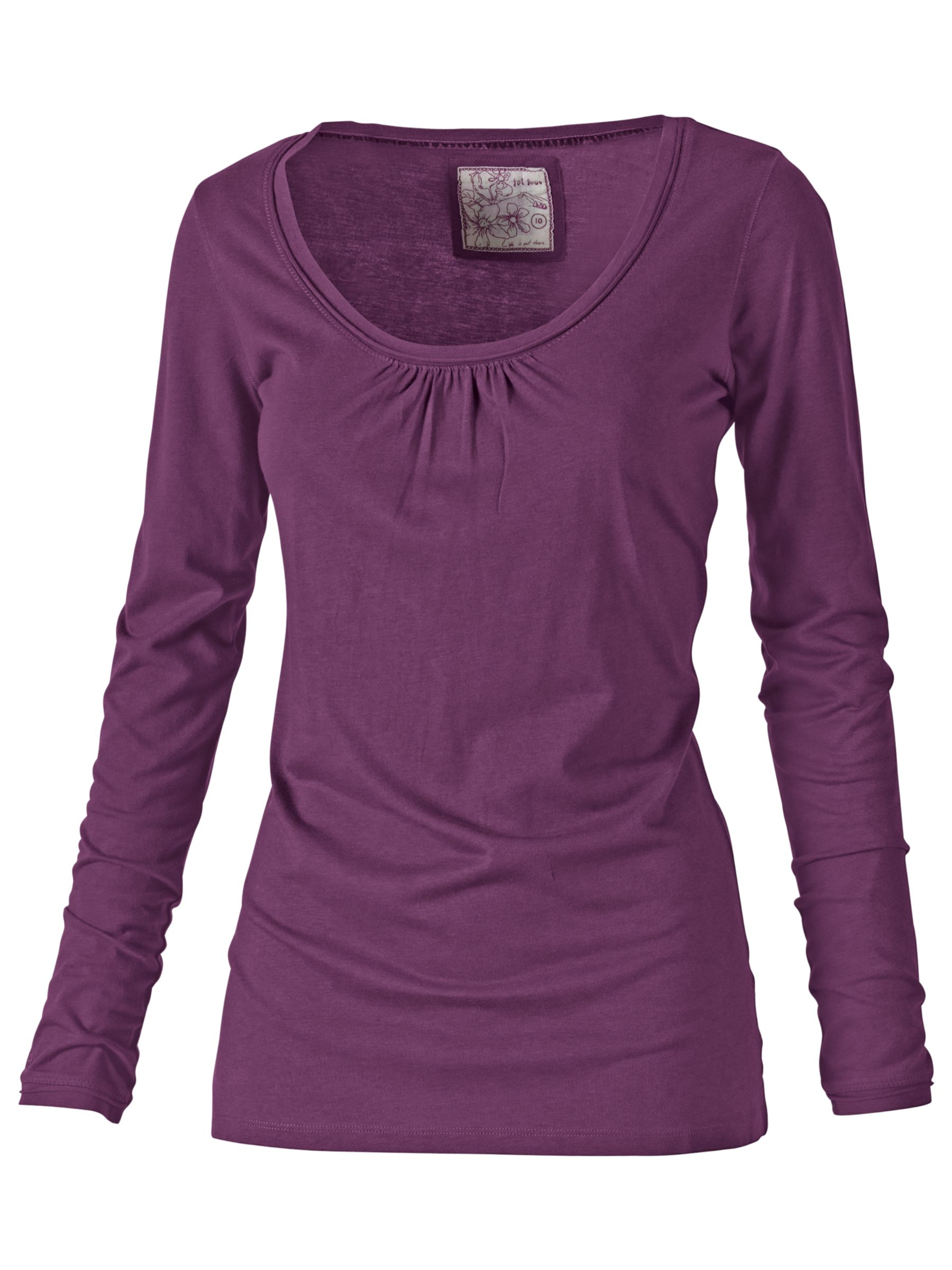 Long Sleeved T-Shirt, Purple