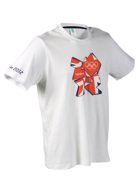 Mens Union Jack T-Shirt, White