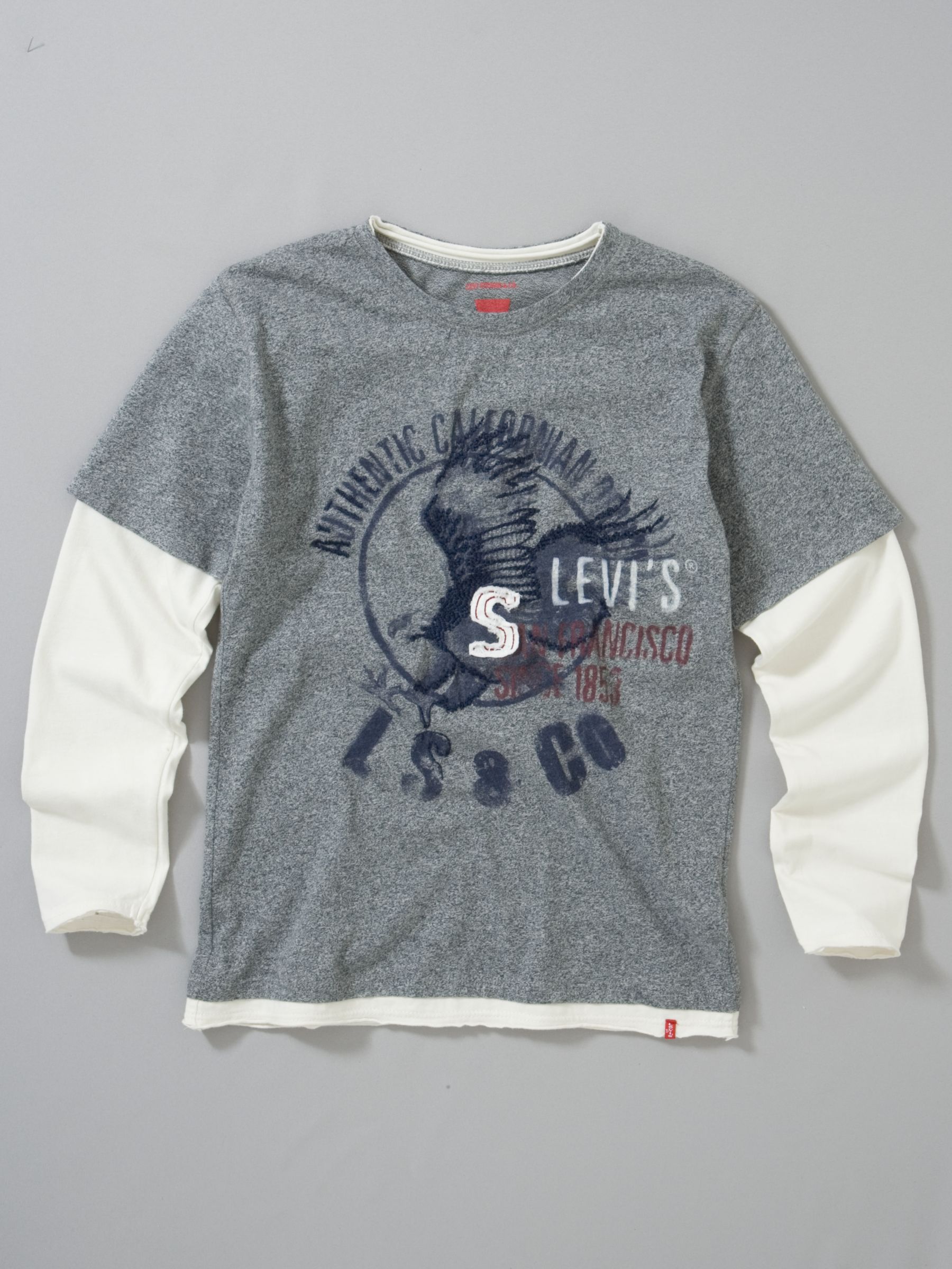 Prosper Long Sleeve T-Shirt, Grey Marl