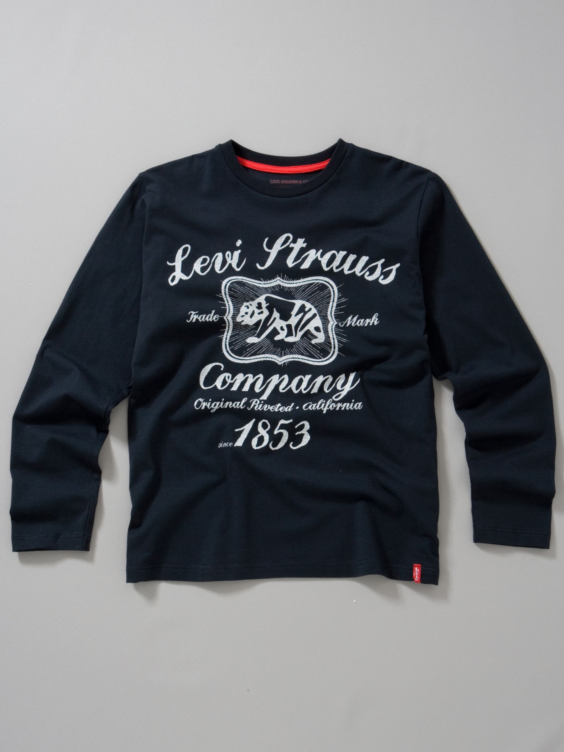 Harvey Long Sleeve T-Shirt, Navy