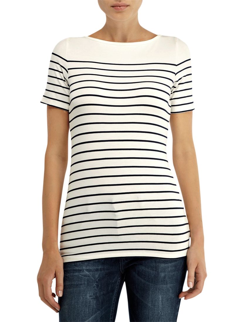 Bretton Stripe T-Shirt, Multi Blue