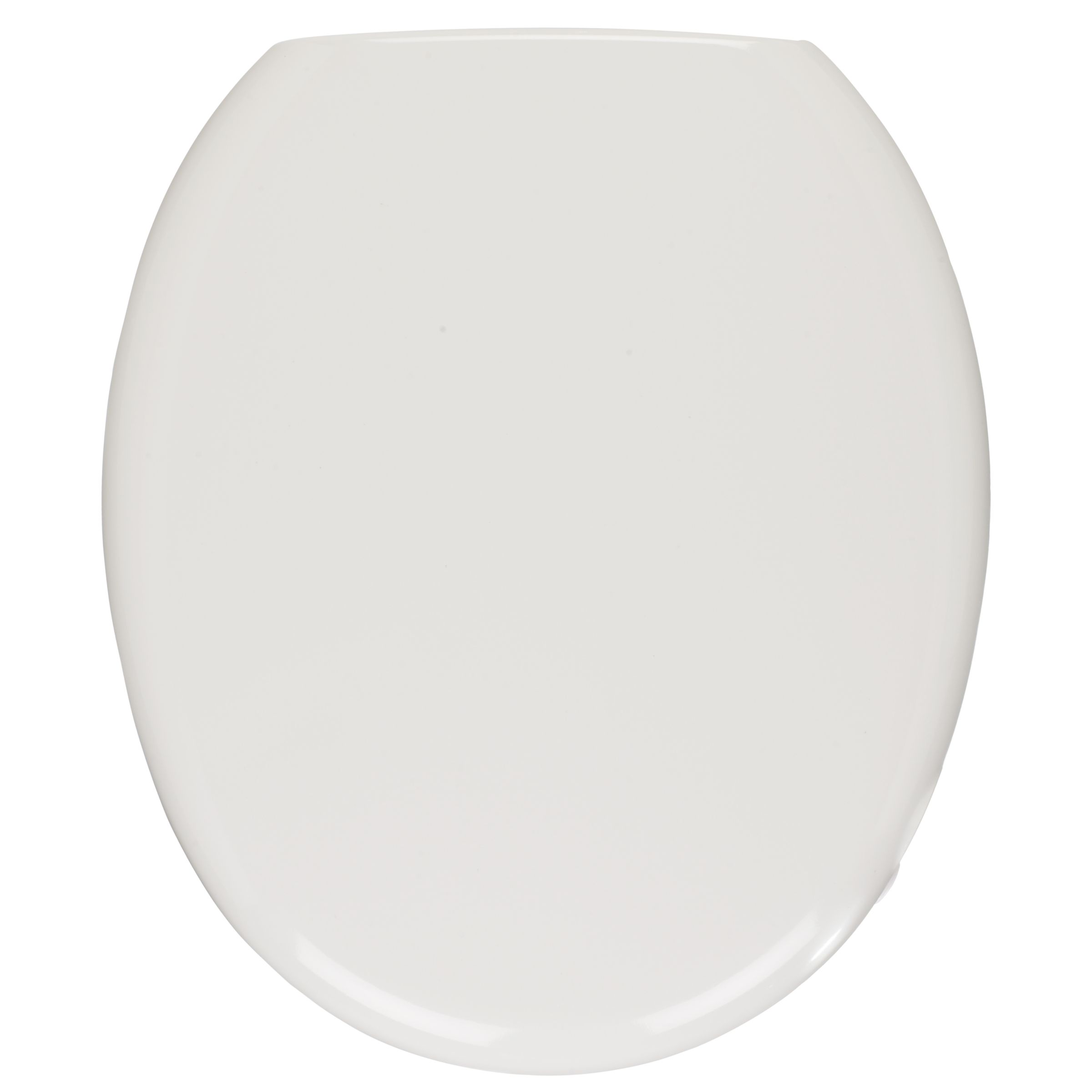 John Lewis Safeflush Toilet Seat, White