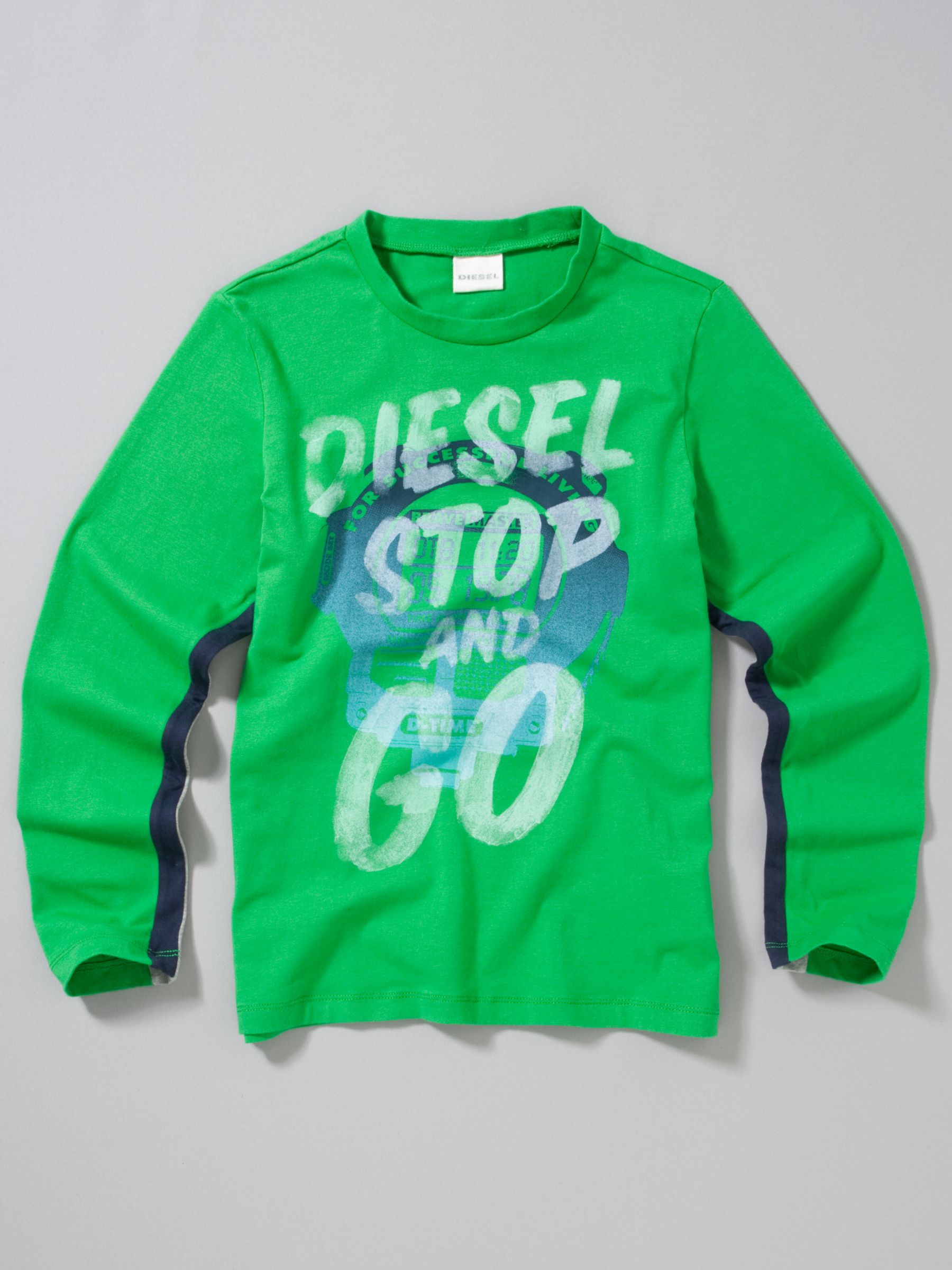 Diesel Tusy Long Sleeve T-Shirt, Green