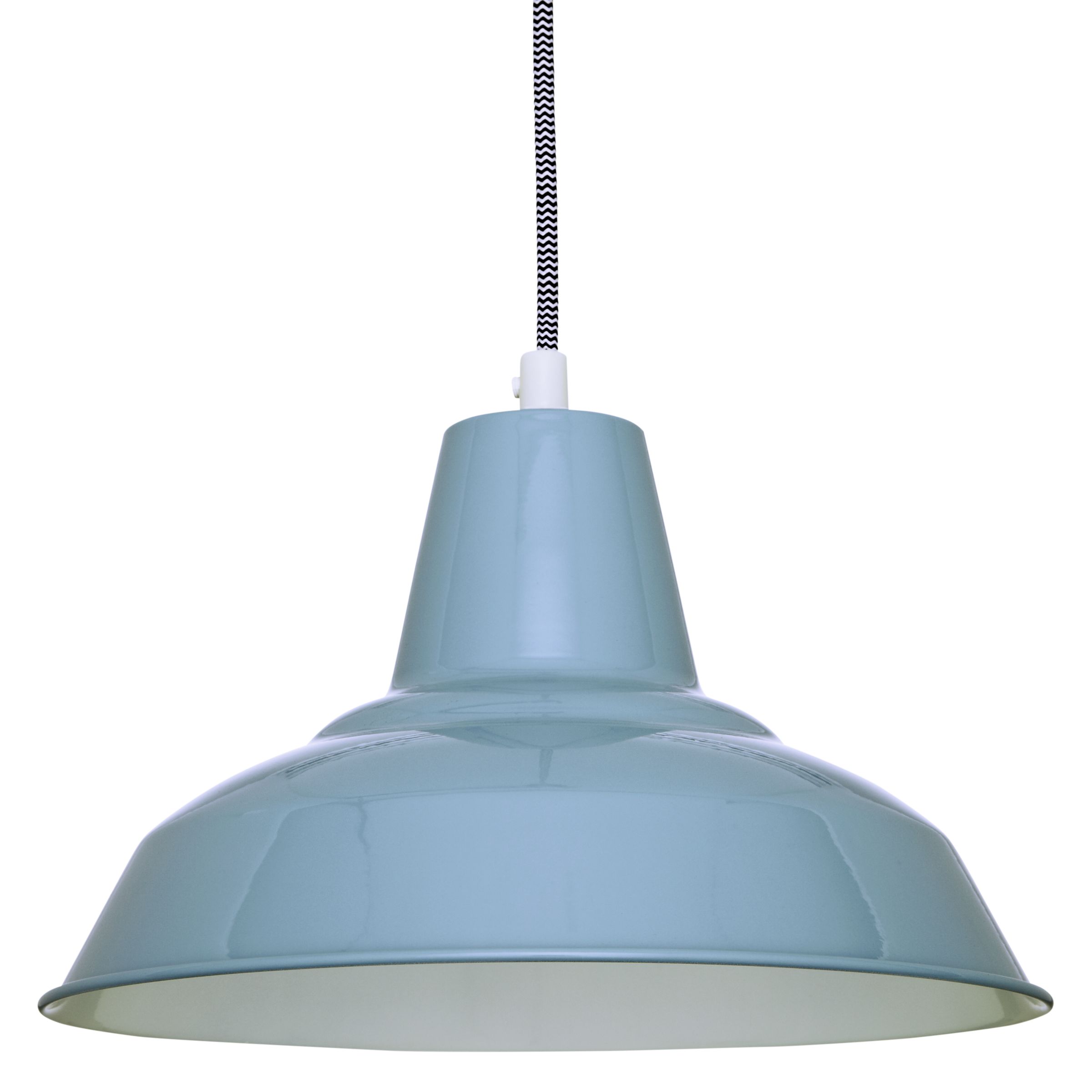 John Lewis Penelope Ceiling Light, Blue