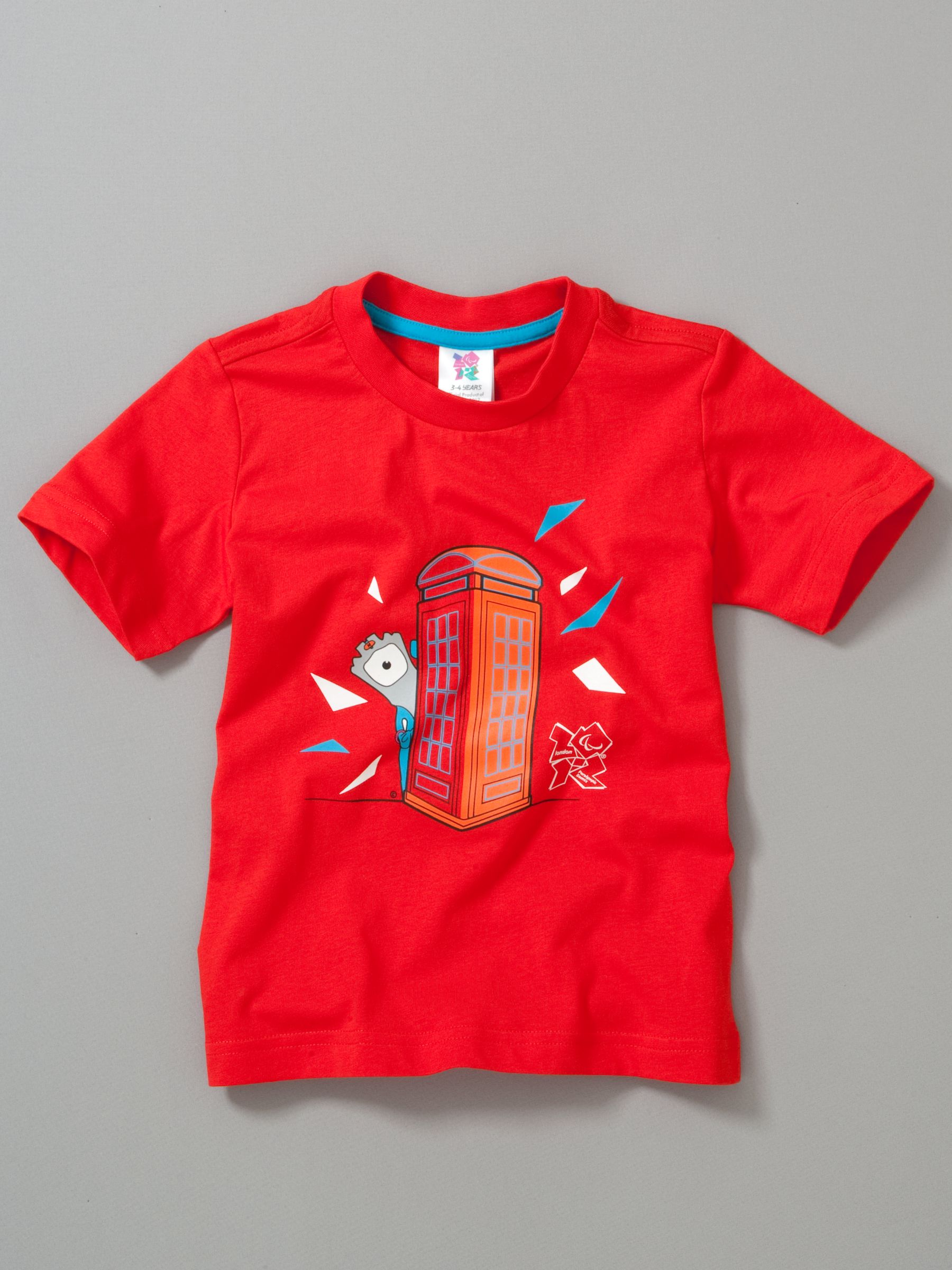 Wenlock T-Shirt, Poppy