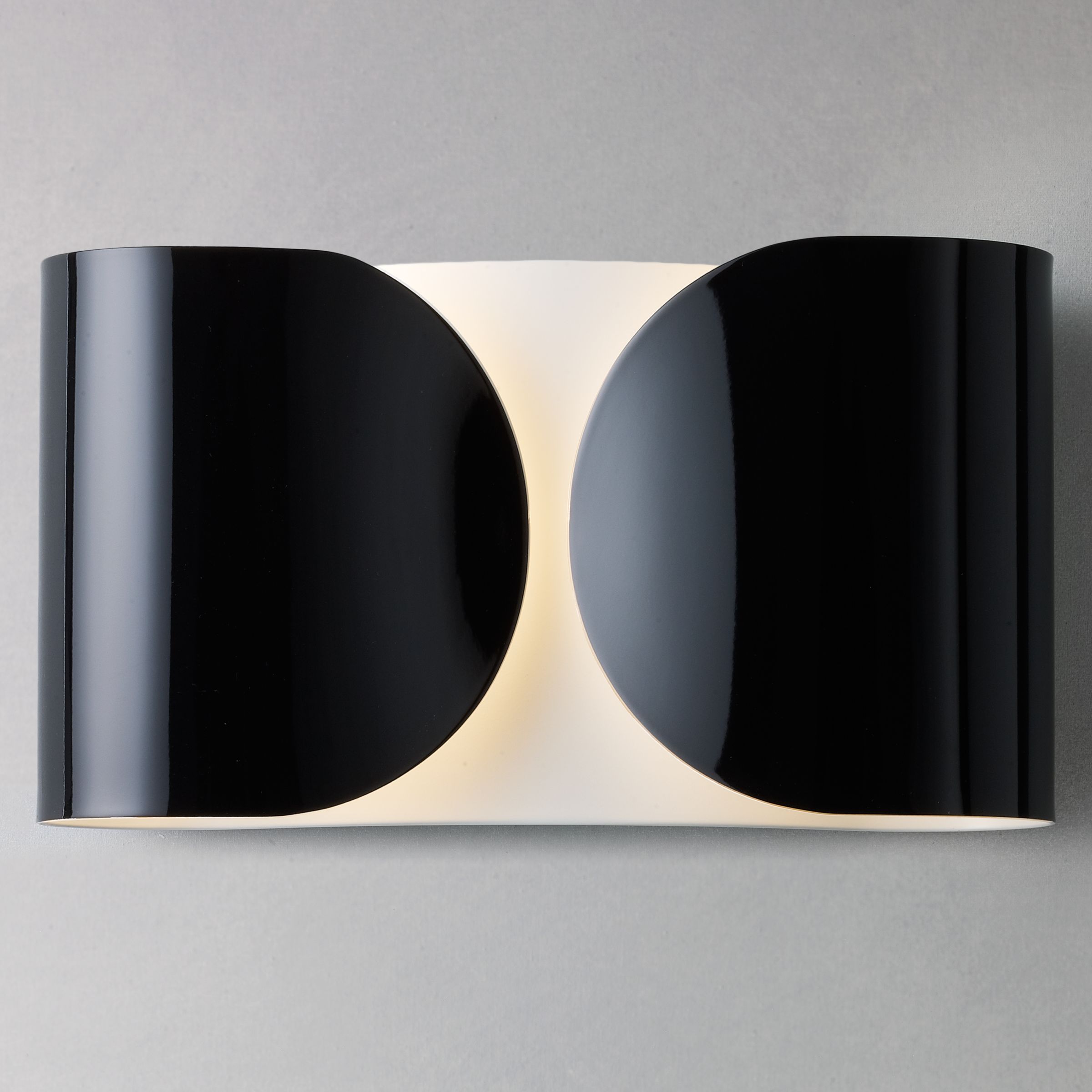 Flos Foglio Wall Light, Black