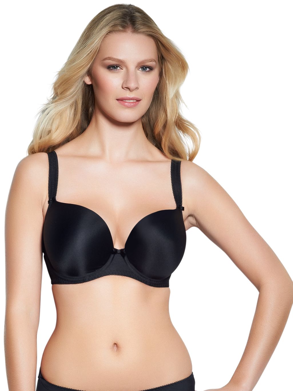 Freya Deco Moulded T-Shirt Bra, Black