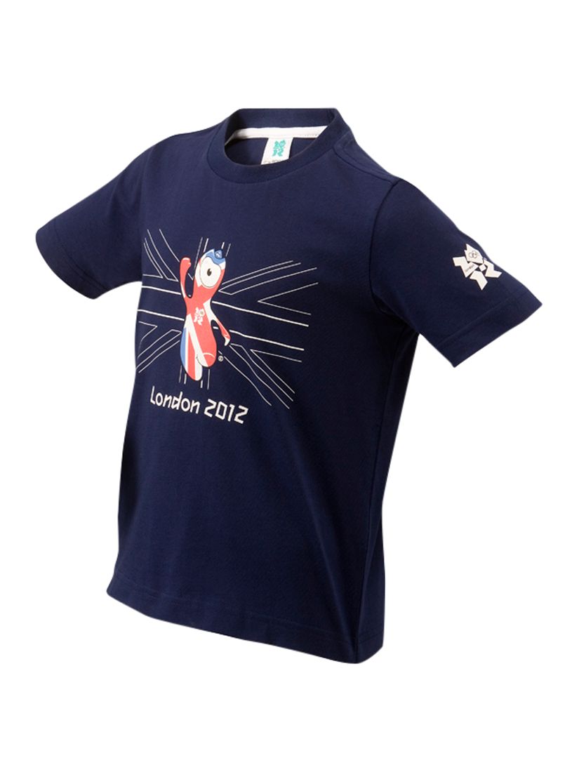 London 2012 Wenlock T-Shirt, Navy