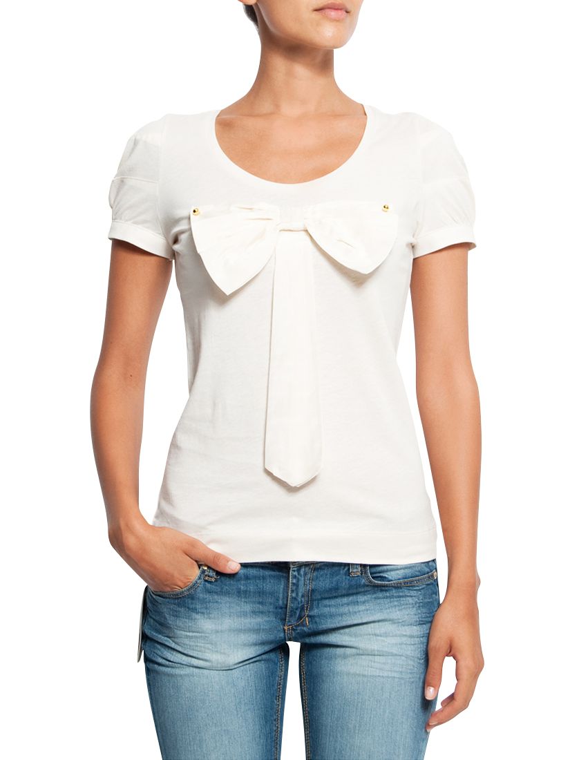 Scoop Neck T-Shirt, Natural