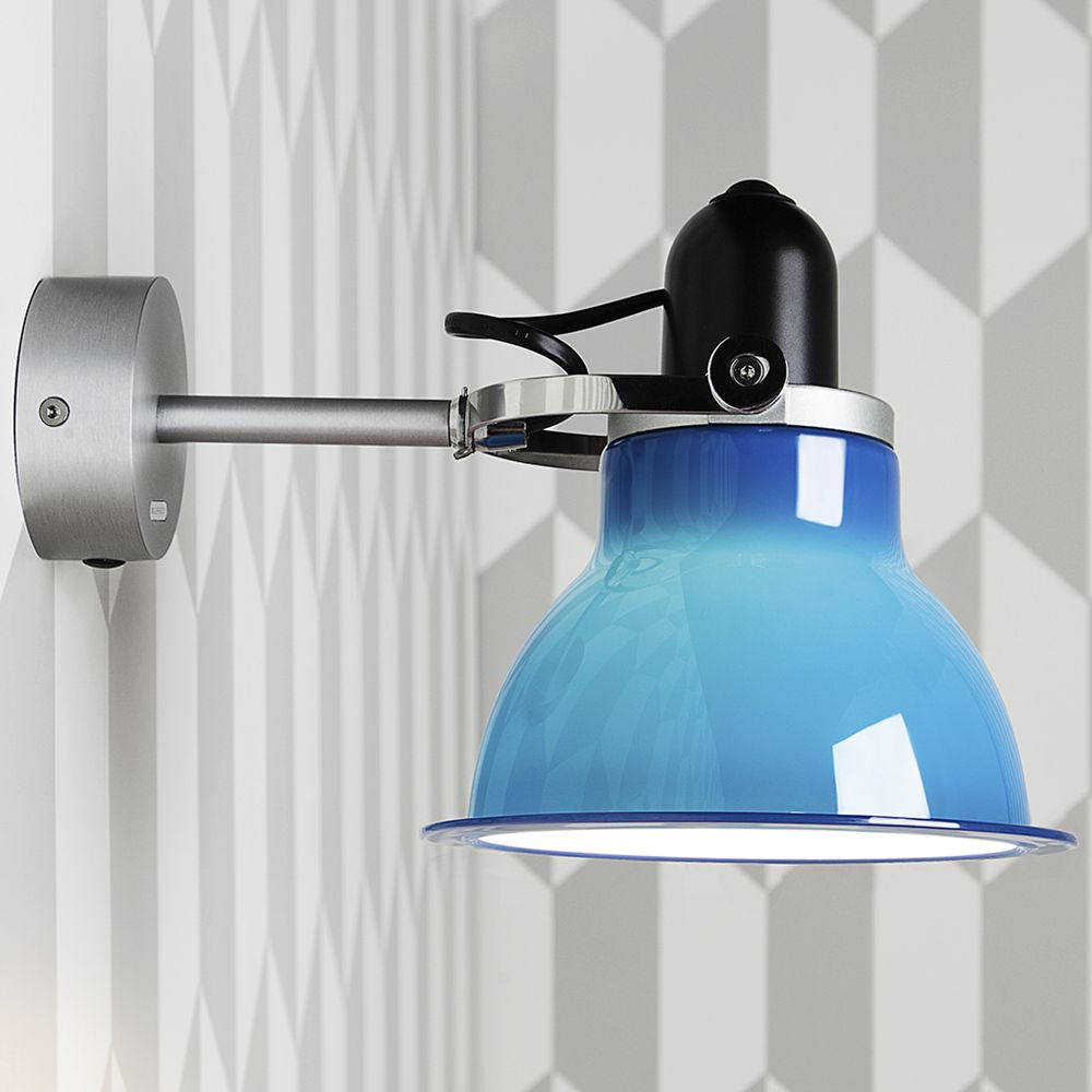 Type 1228 Wall Light, Blue 1228