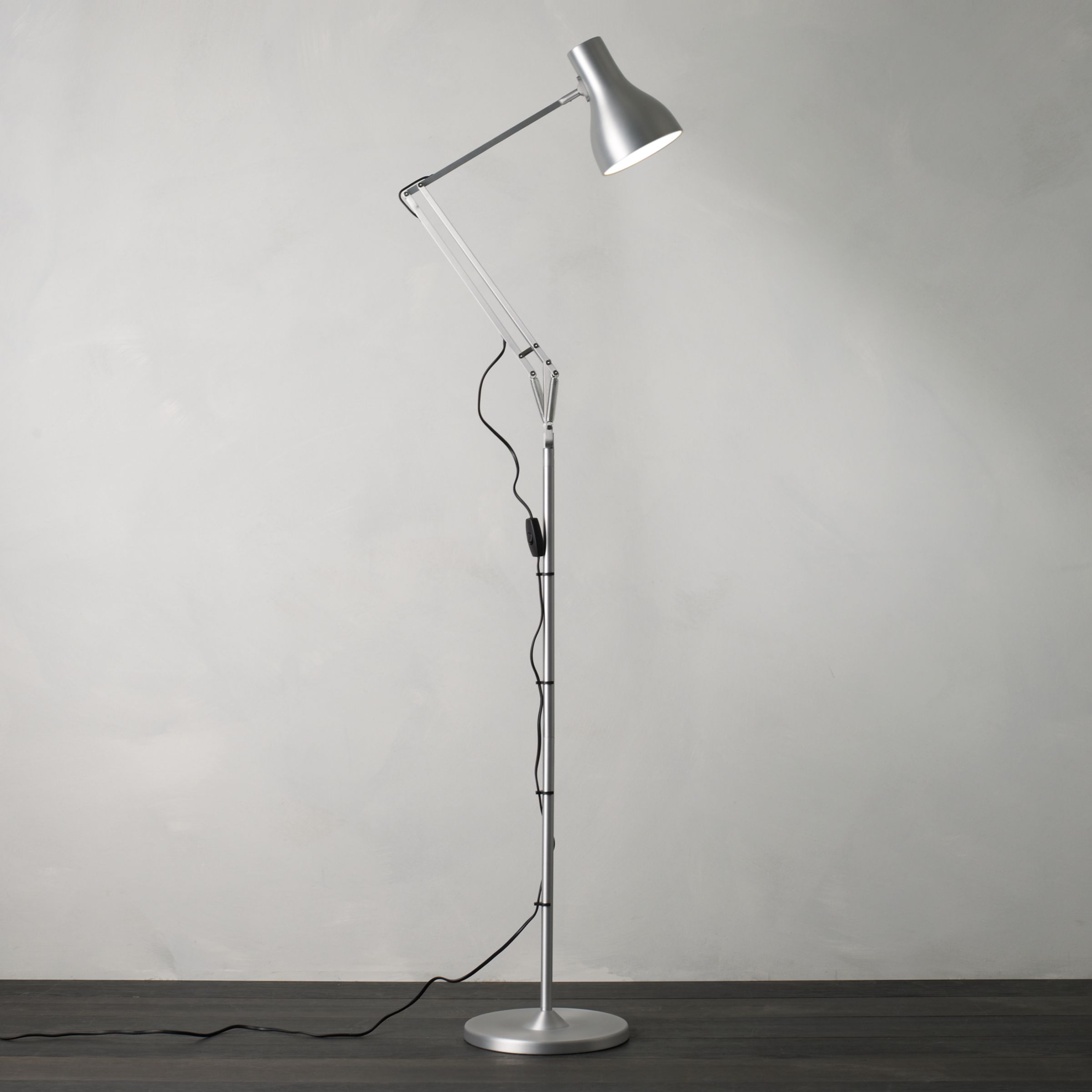 Anglepoise Type 75 Standing Floor Lamp, Silver