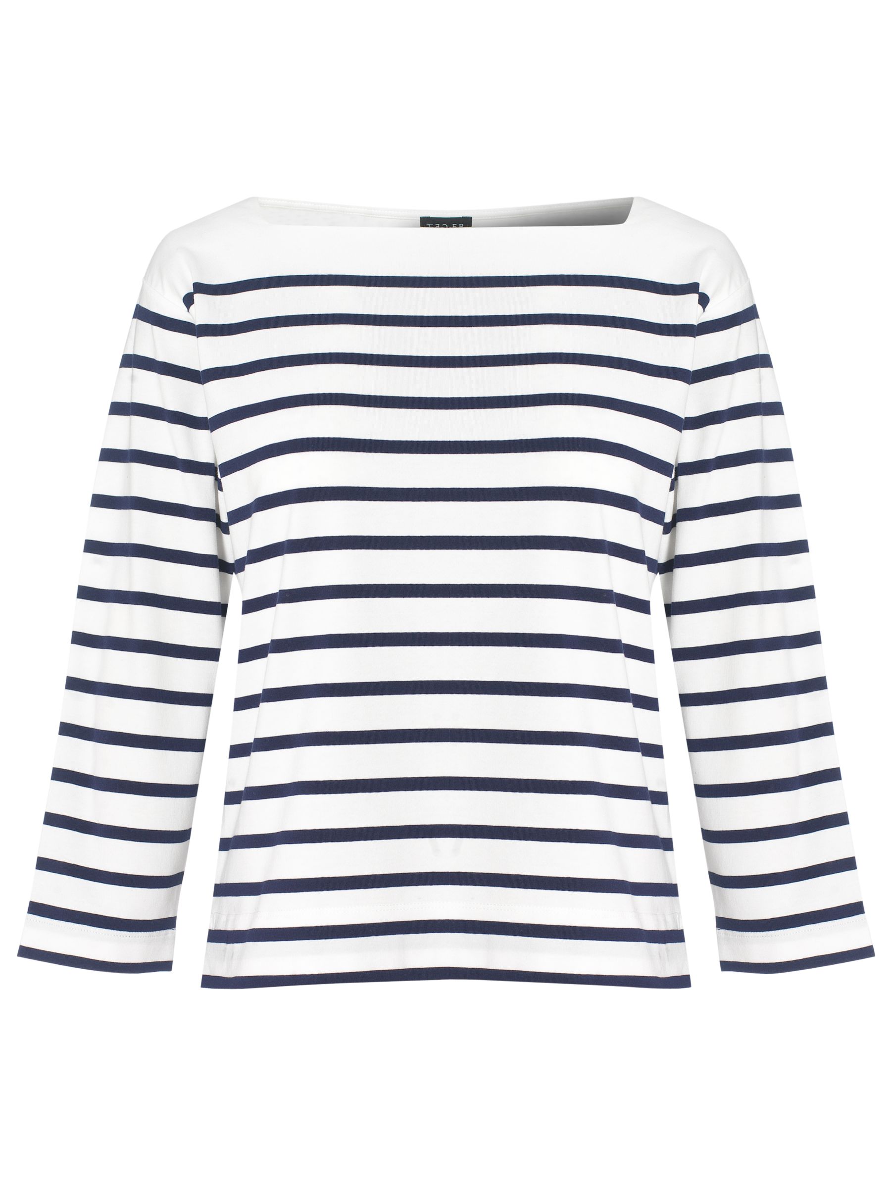 Breton Stripe T-shirt, White