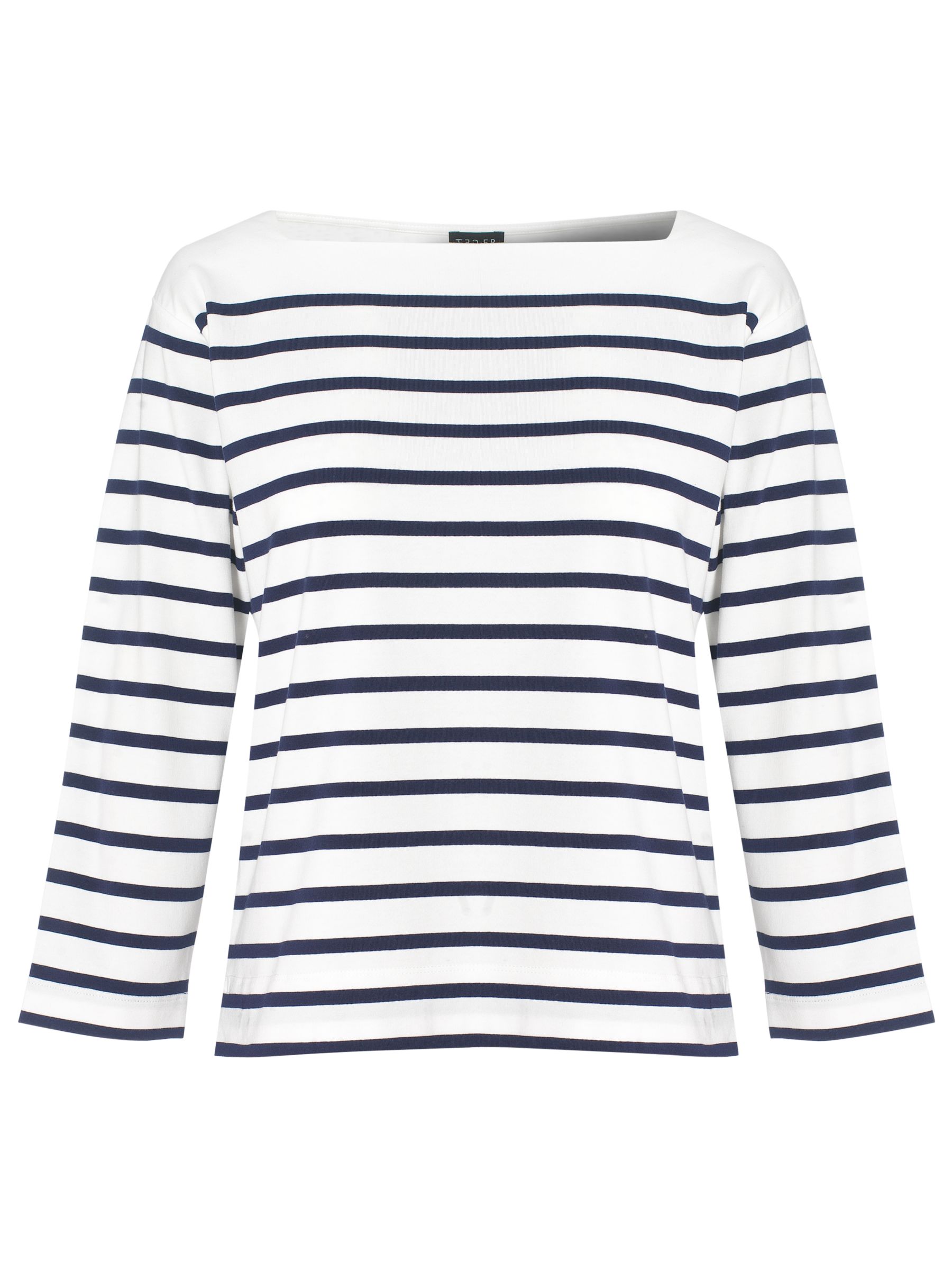Breton Stripe T-shirt, White