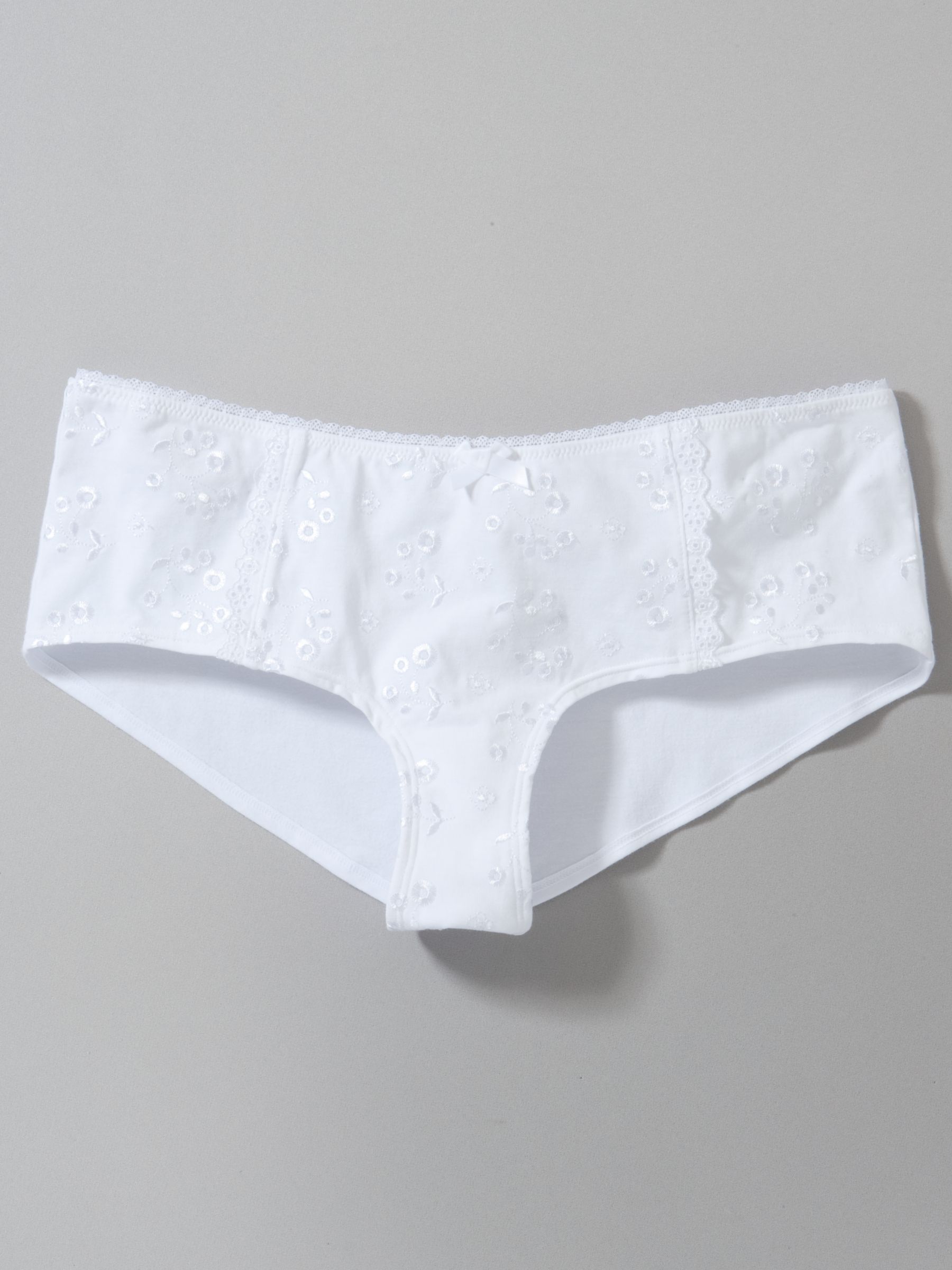 John Lewis Teen Shorts, White