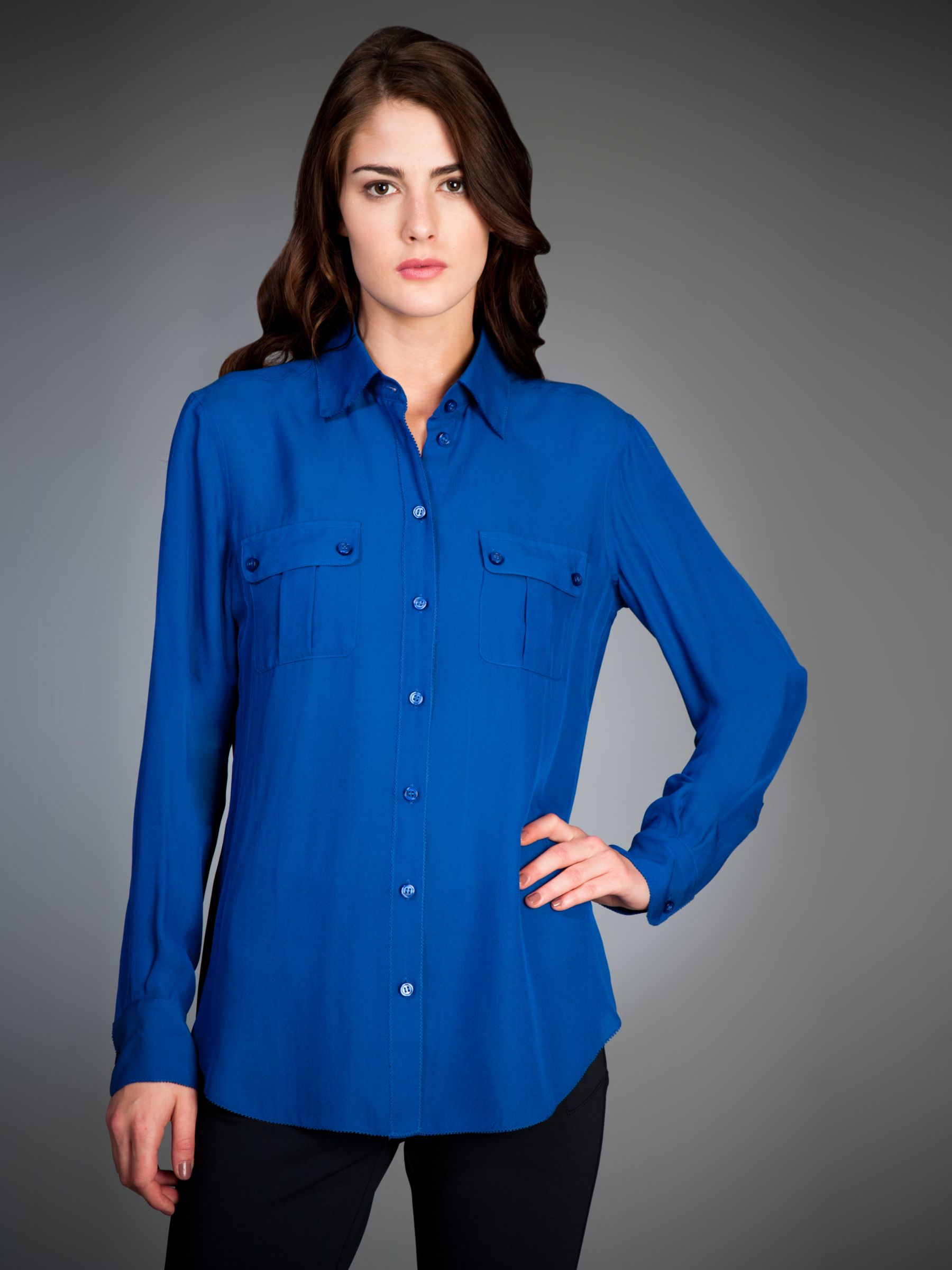 Damsel in a Dress Madison Blouse, Blue