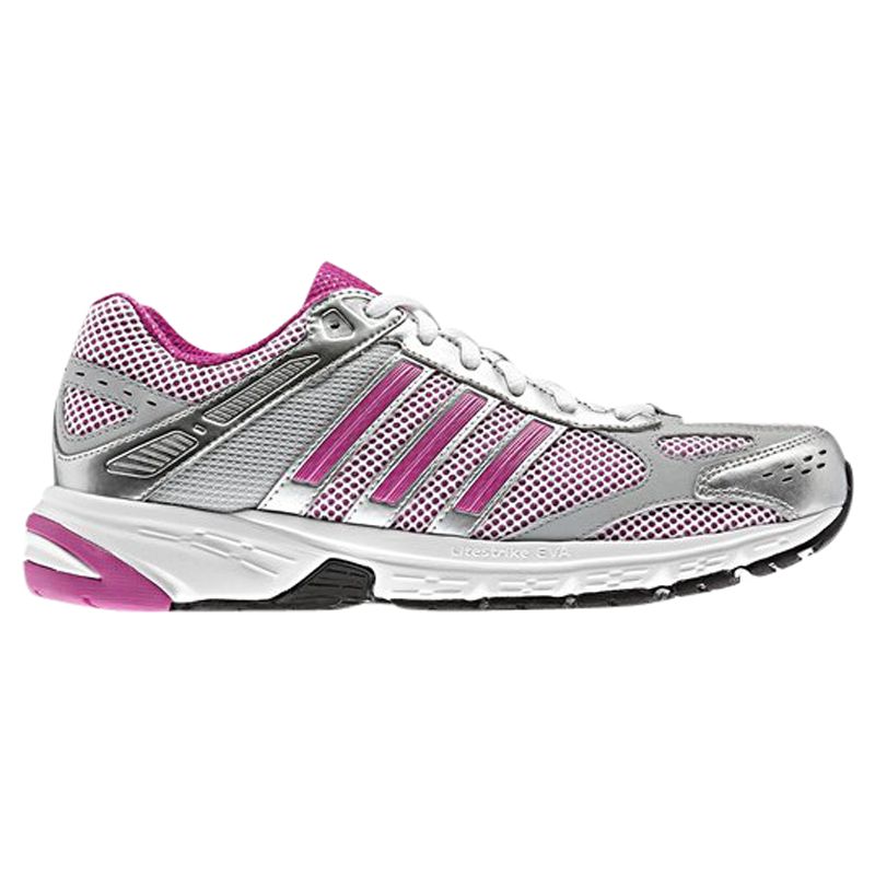 Adidas Duramo 4 Women's Running Shoes, White/Intense Pink