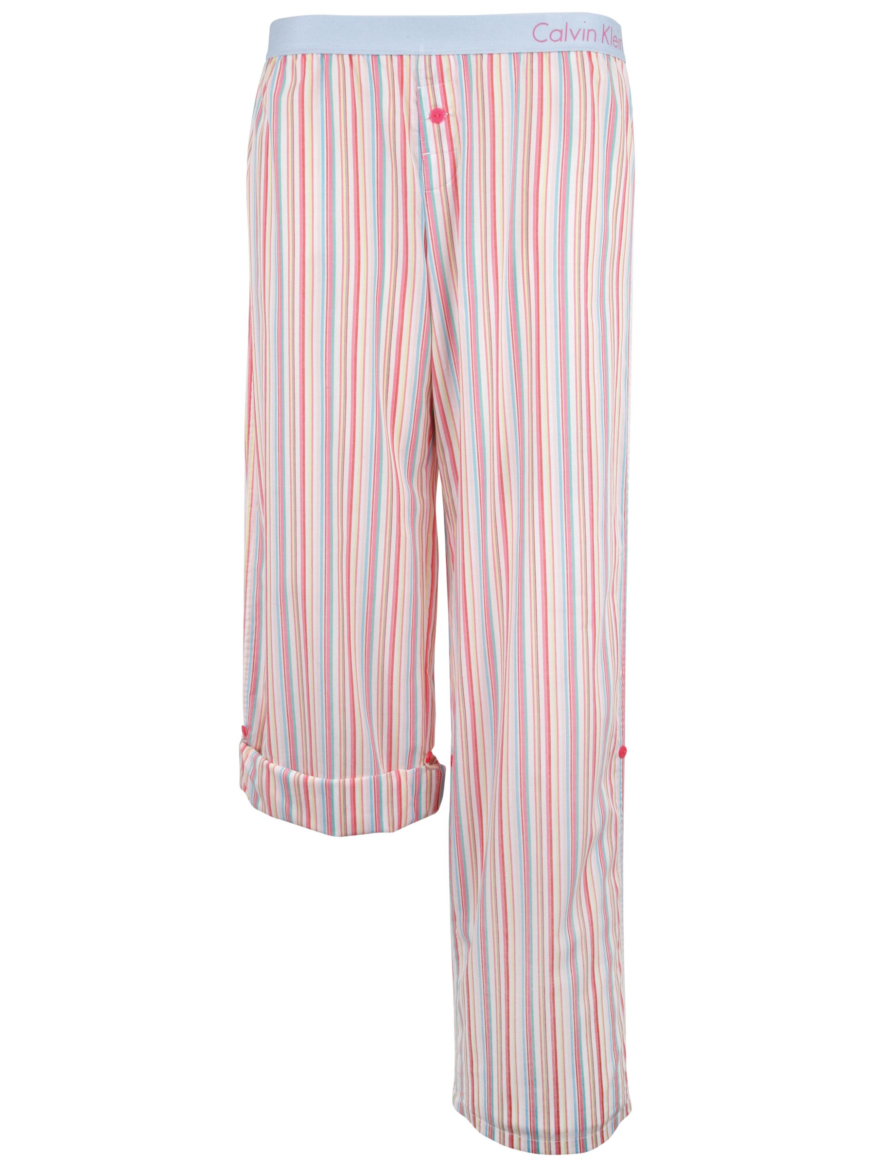 Calvin Klein Woven Roll Up Pyjama Trousers, Multi
