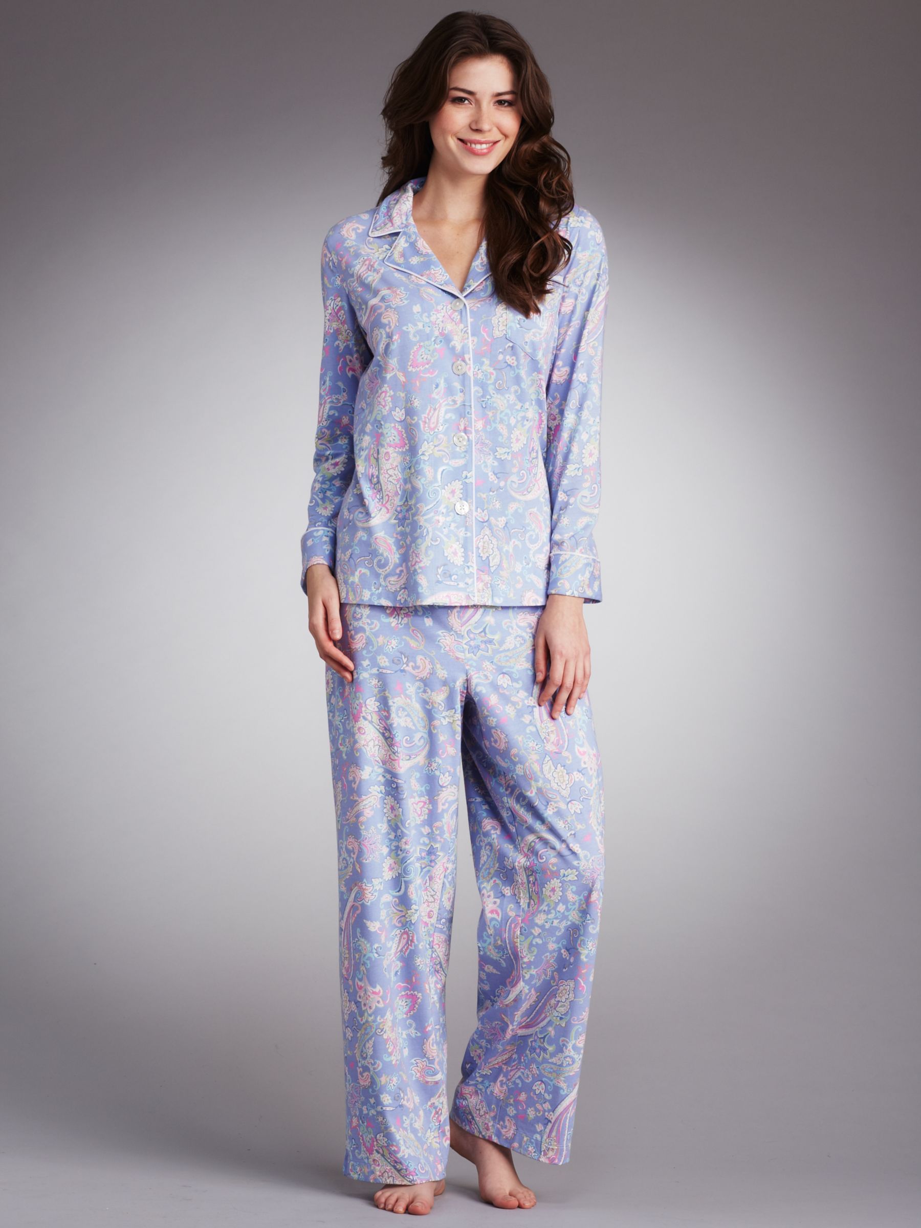 Lauren by Ralph Lauren Paisley Print Classic Pyjama Set Print