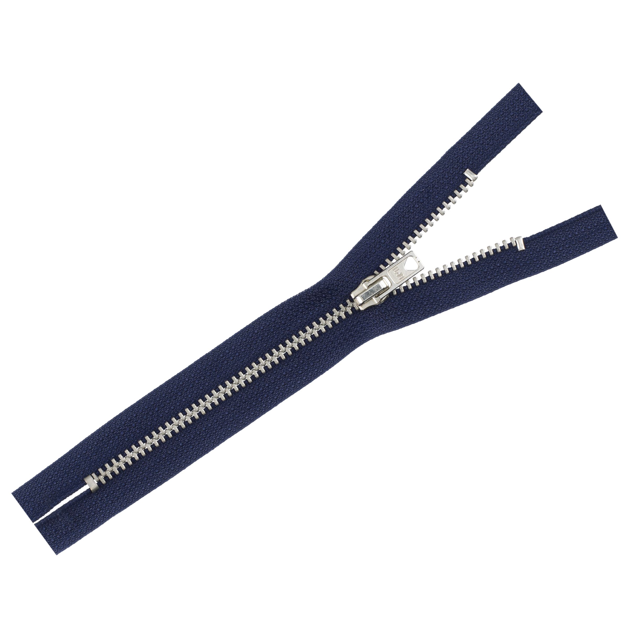 Opti Closed End Trouser Zip, Midnight blue