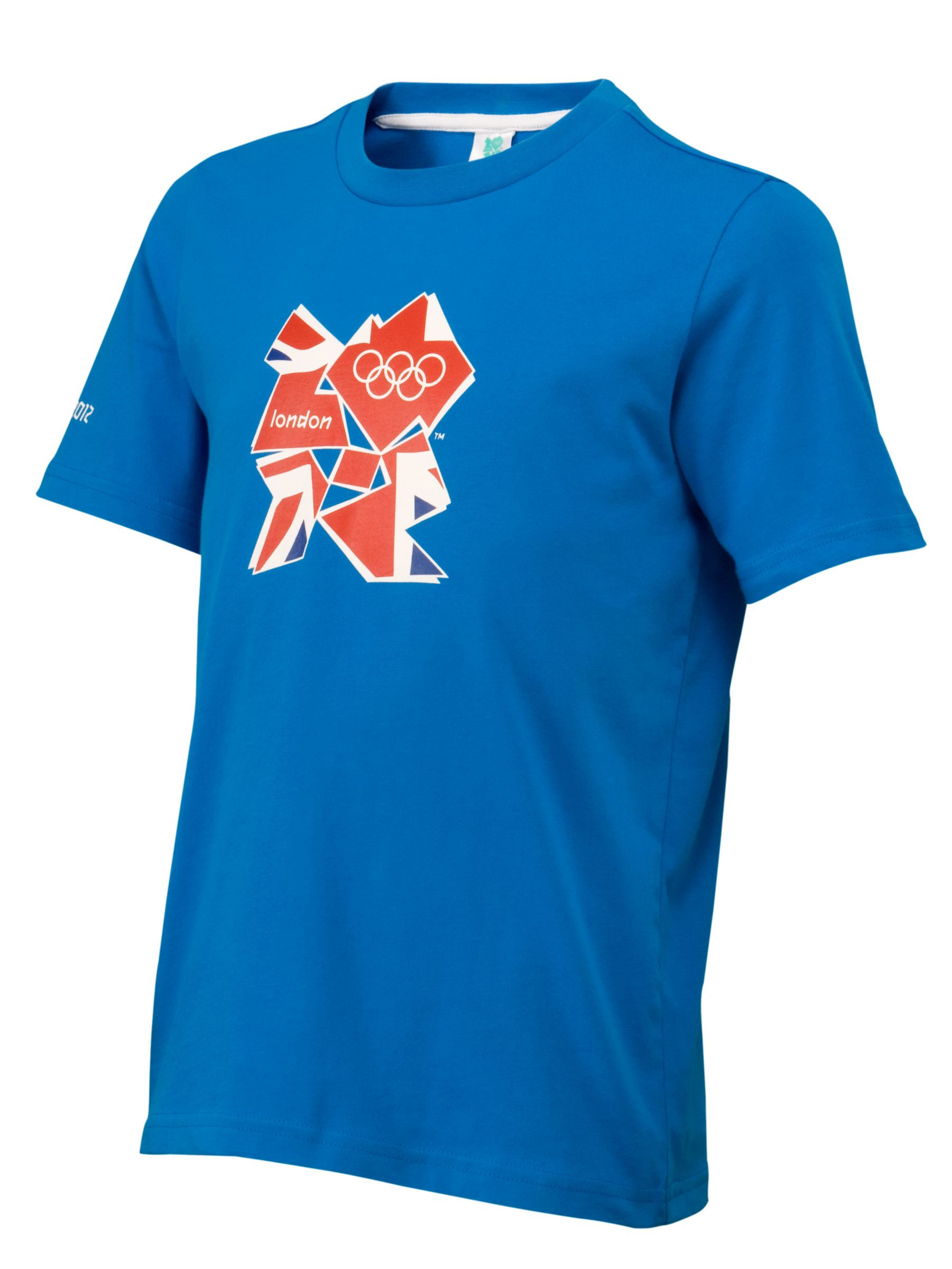 London 2012 Union Jack T-Shirt, Pool Blue