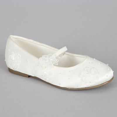 Bridesmaid Shoes on Buy John Lewis Girl Lasercut Flower Bridesmaid Shoes  Ivory Online At